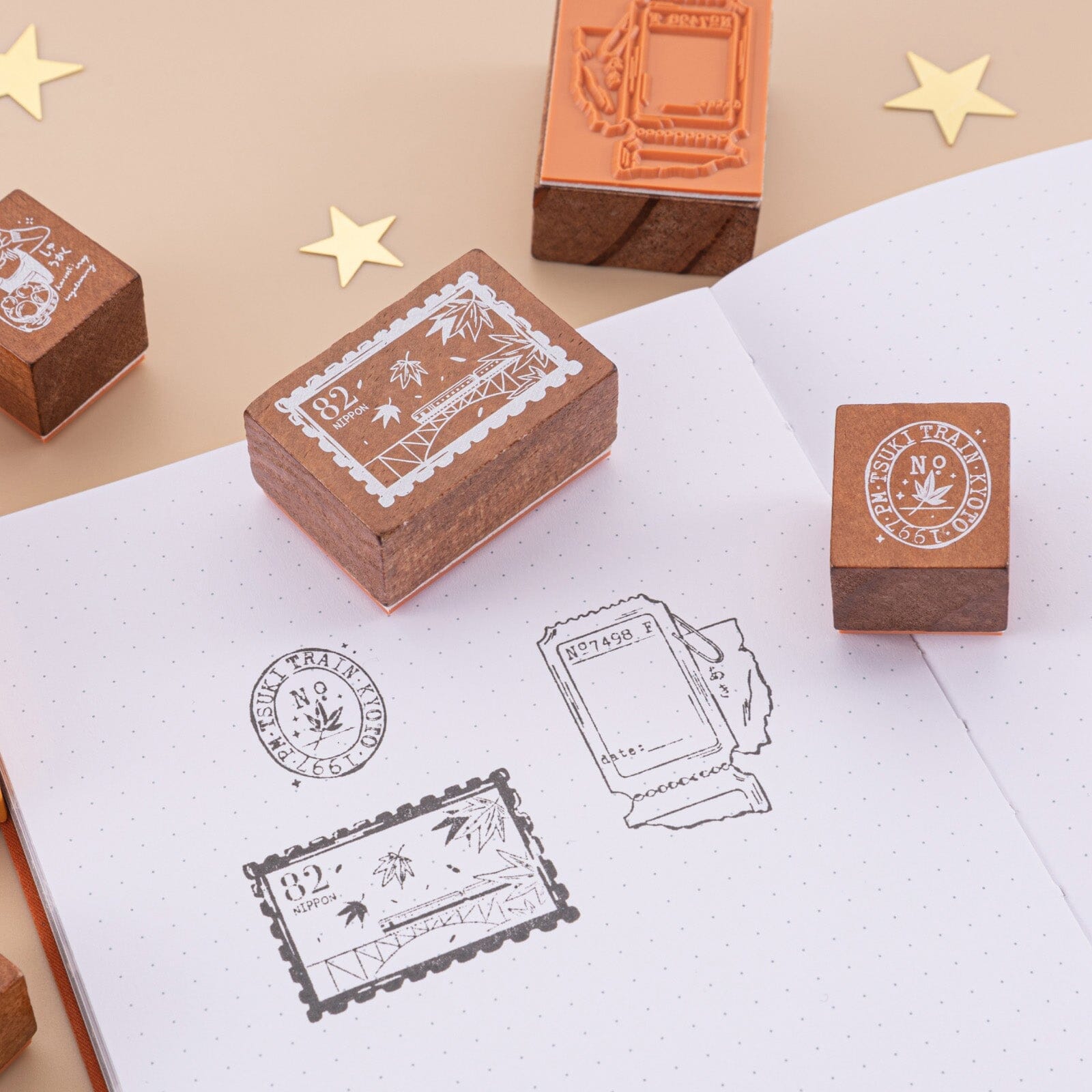 Tsuki 'Maple Journey' Bullet Journal Stamp Set ☾