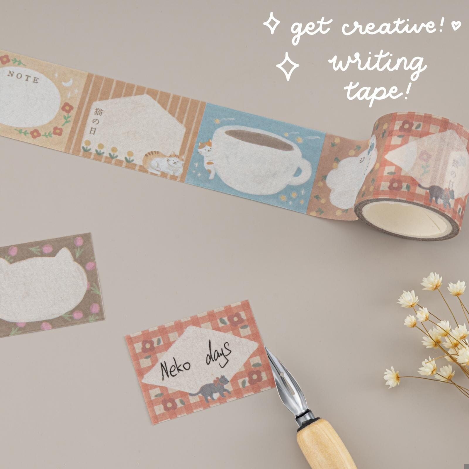 Tsuki 'Neko Days' Travel Notebook Gift Set ☾