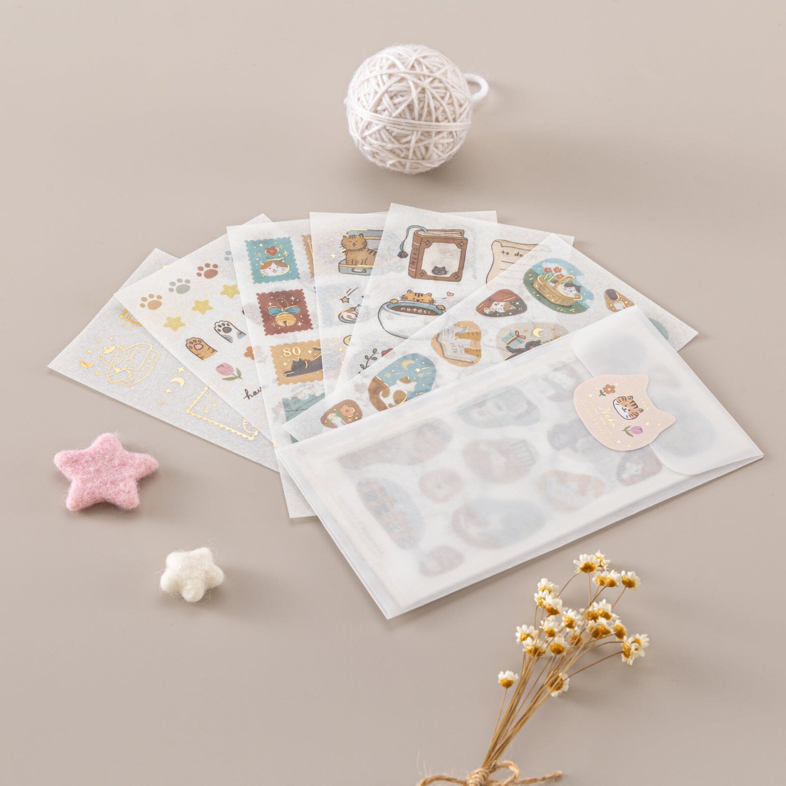 Tsuki 'Neko Days' Sticker Set ☾