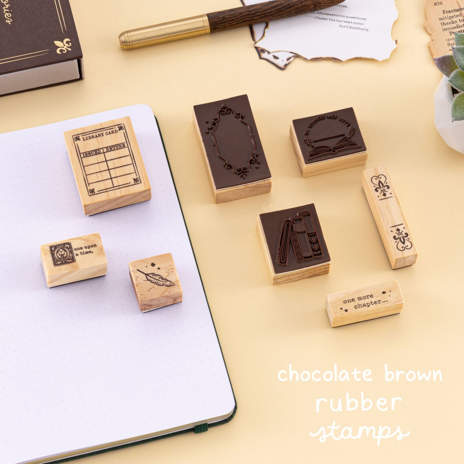 Tsuki 'Our Stories' Reading Journal Stamp Set ☾