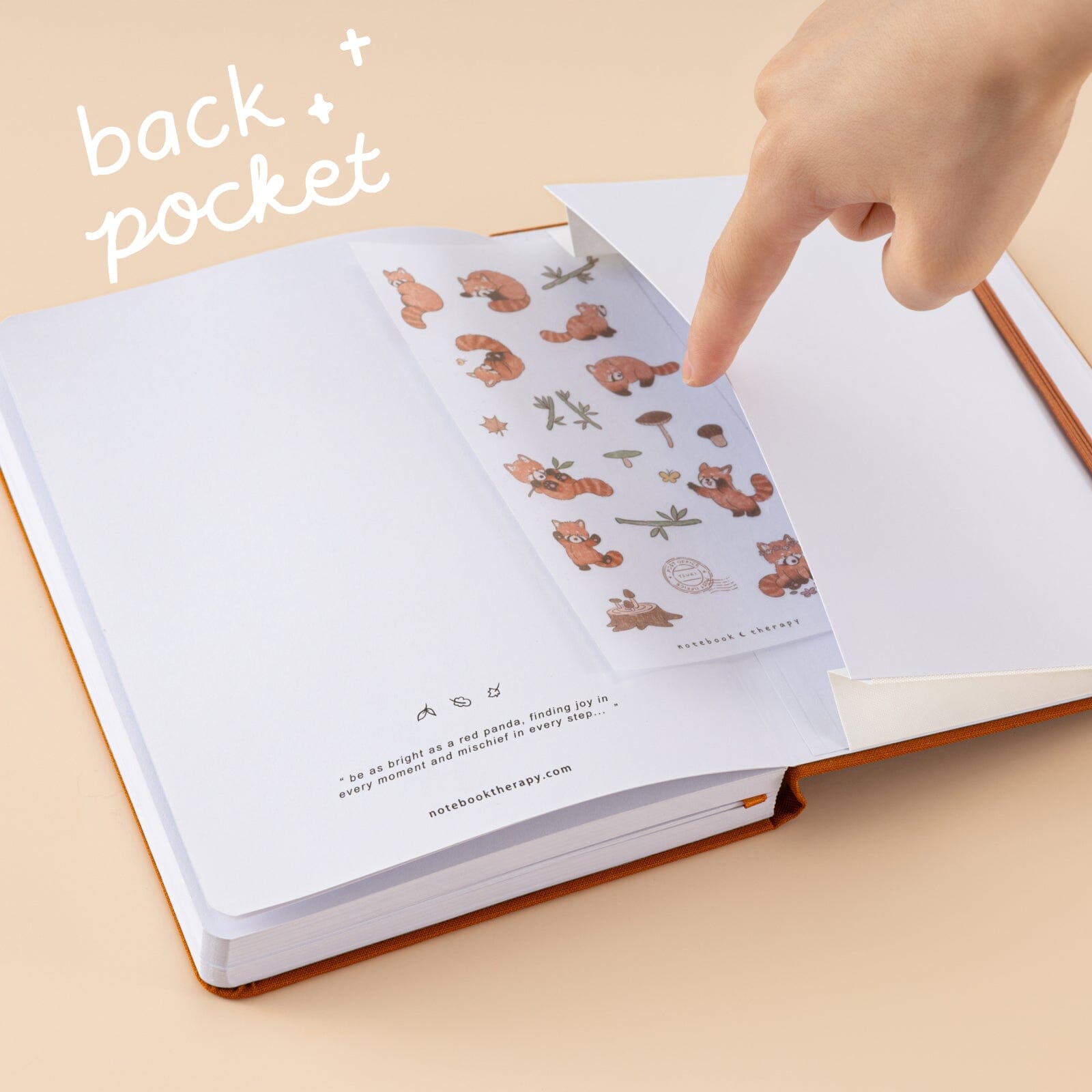 Tsuki 'Red Panda' Limited Edition A5 Bullet Journal ☾