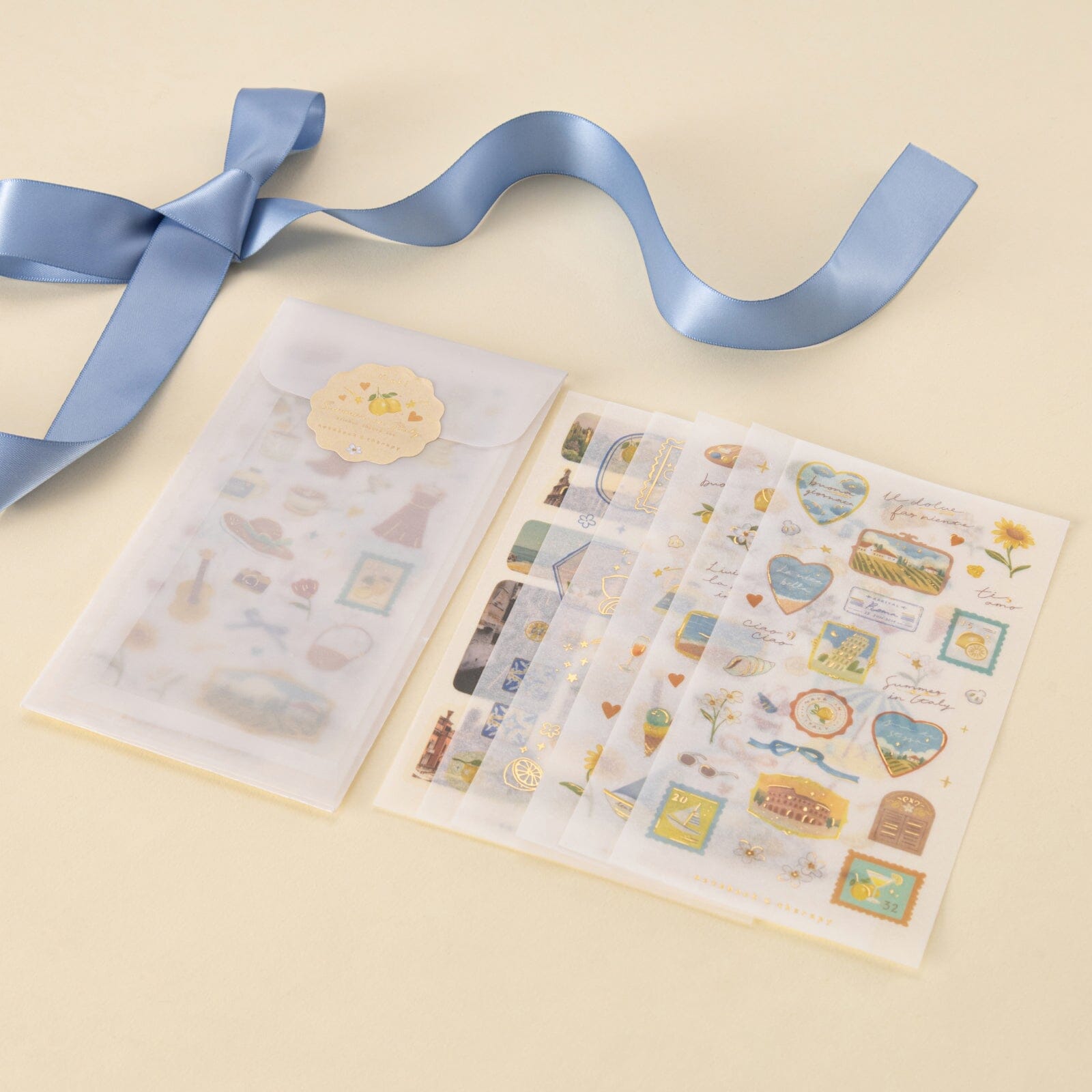 Tsuki 'Summer in Italy' Sticker Set ☾