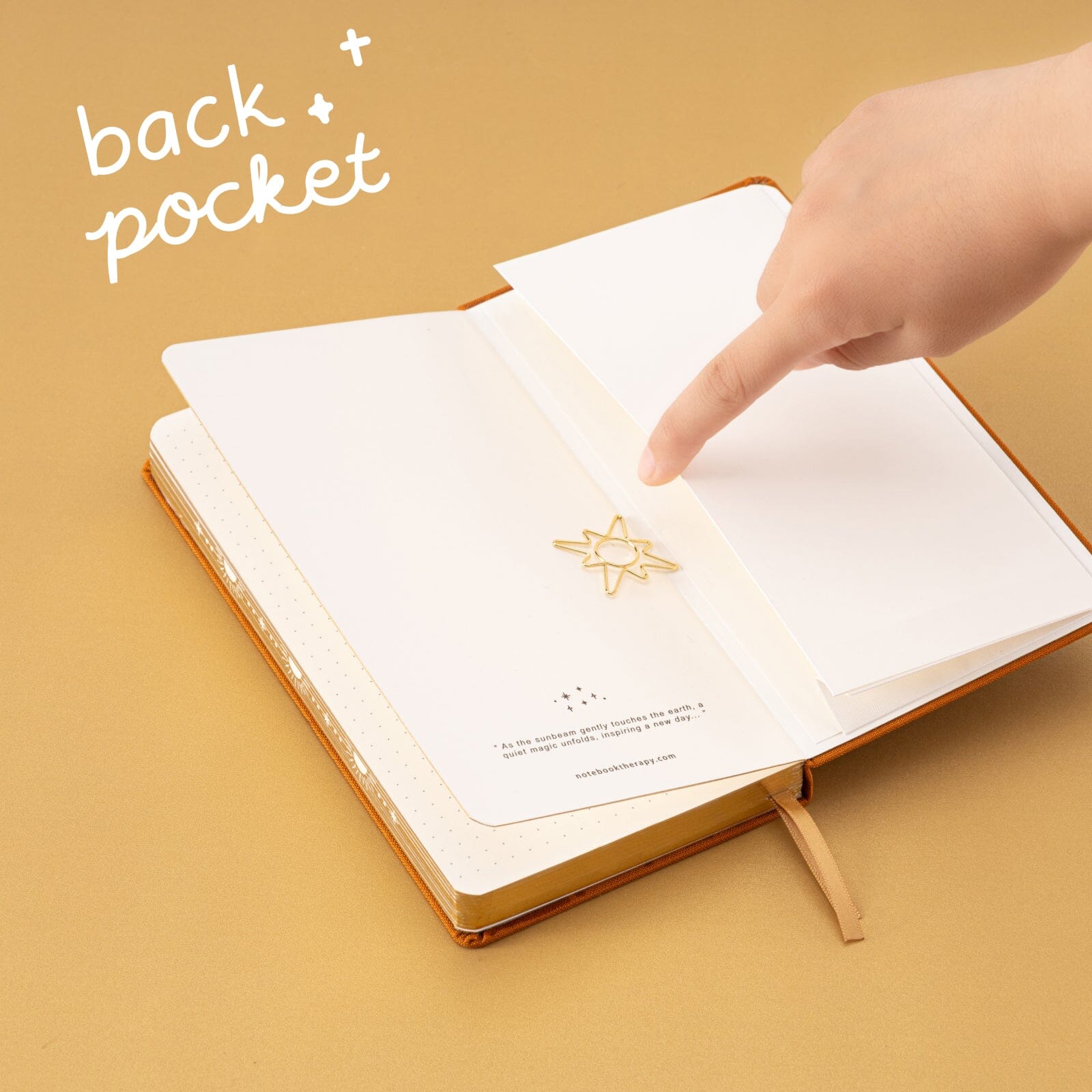 Tsuki 'Sunbeam Magic' Luxury Travel Notebook ☾