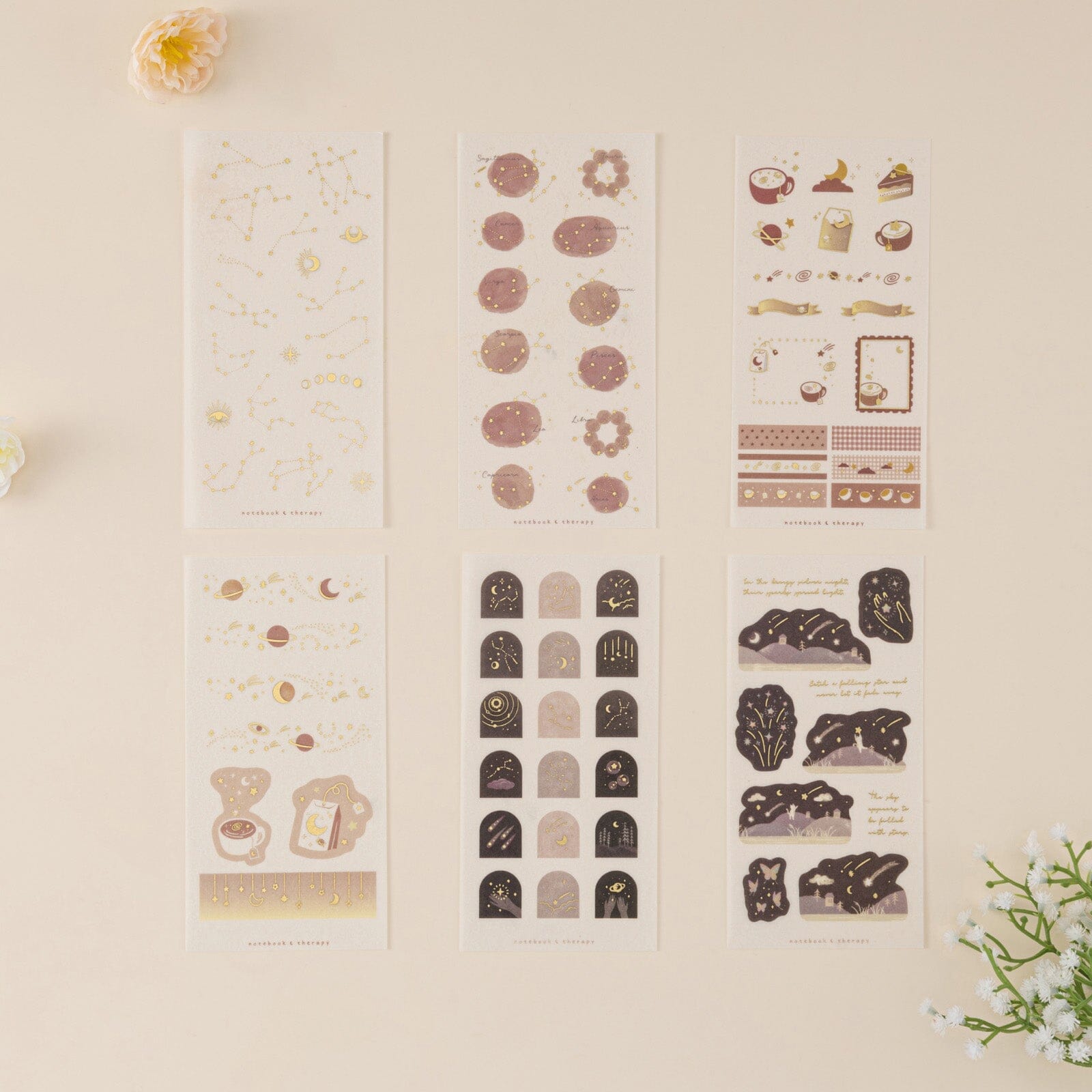 Tsuki 'Galaxy + Stars' Sticker Set ☾