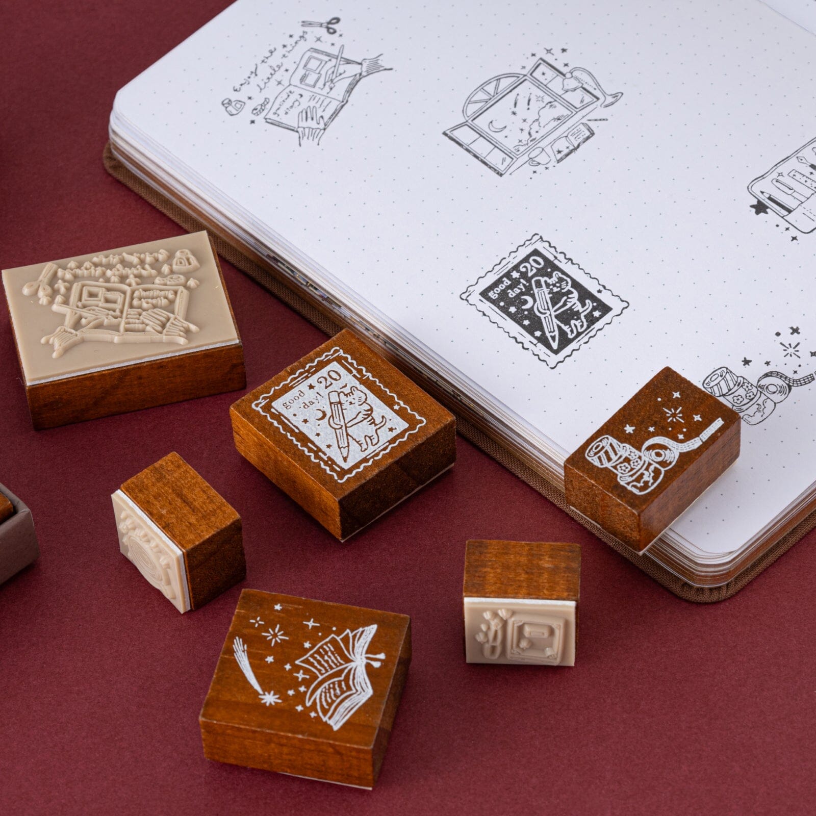 Tsuki 'Tsuki Studio' Bullet Journal Stamp Set ☾