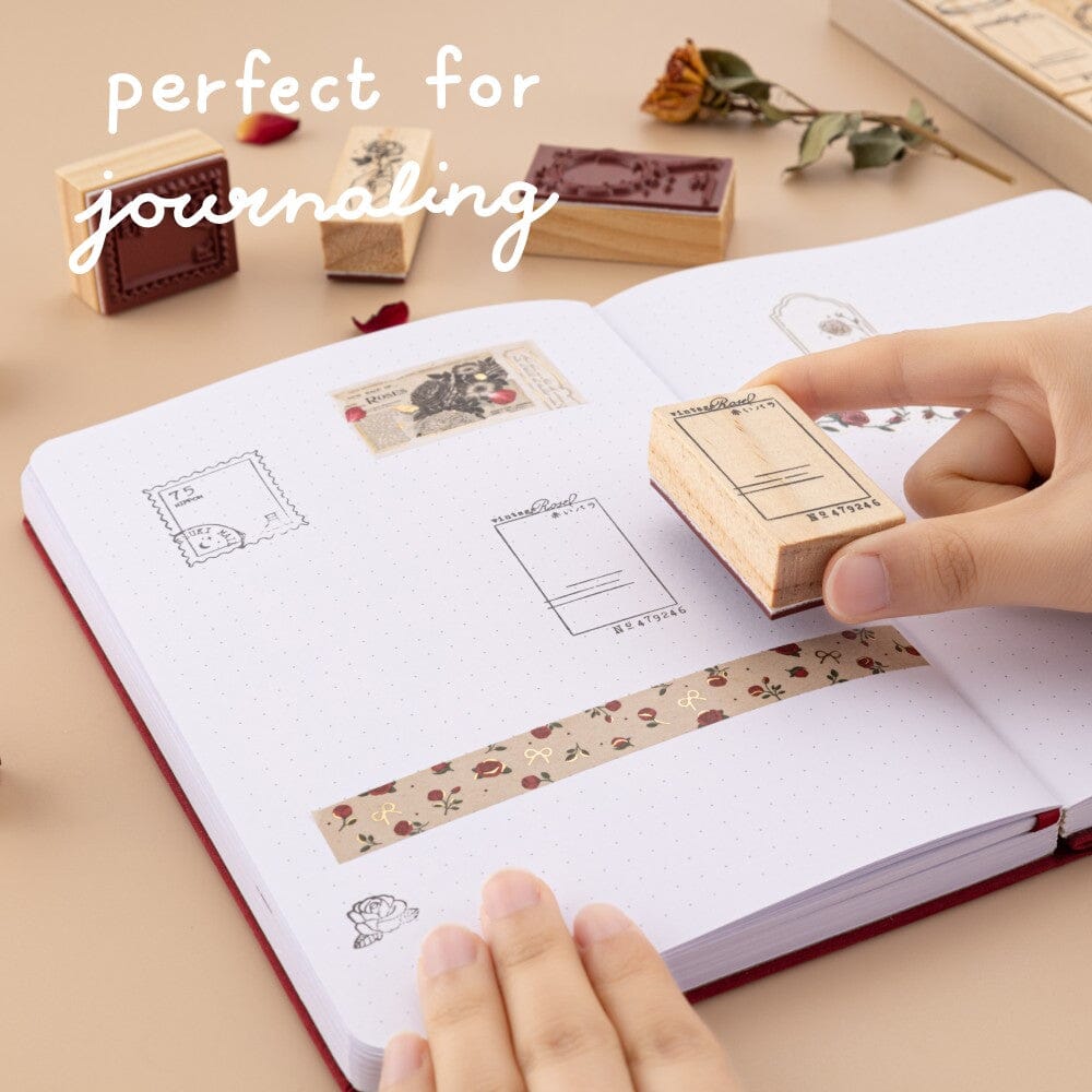 Tsuki 'Vintage Rose' #2 Large Stamp Set ☾