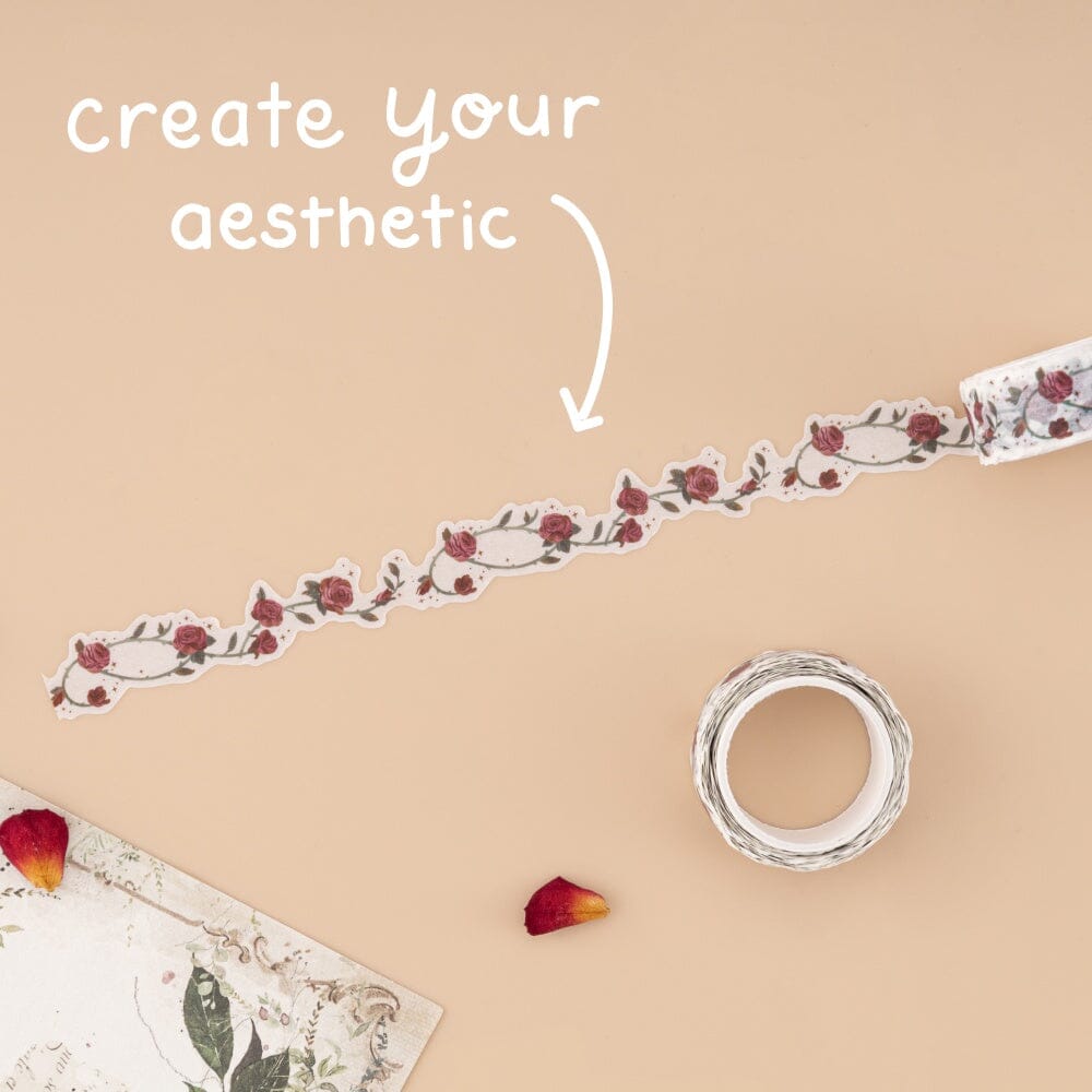 Tsuki 'Vintage Rose' #2 Washi Tape Set ☾