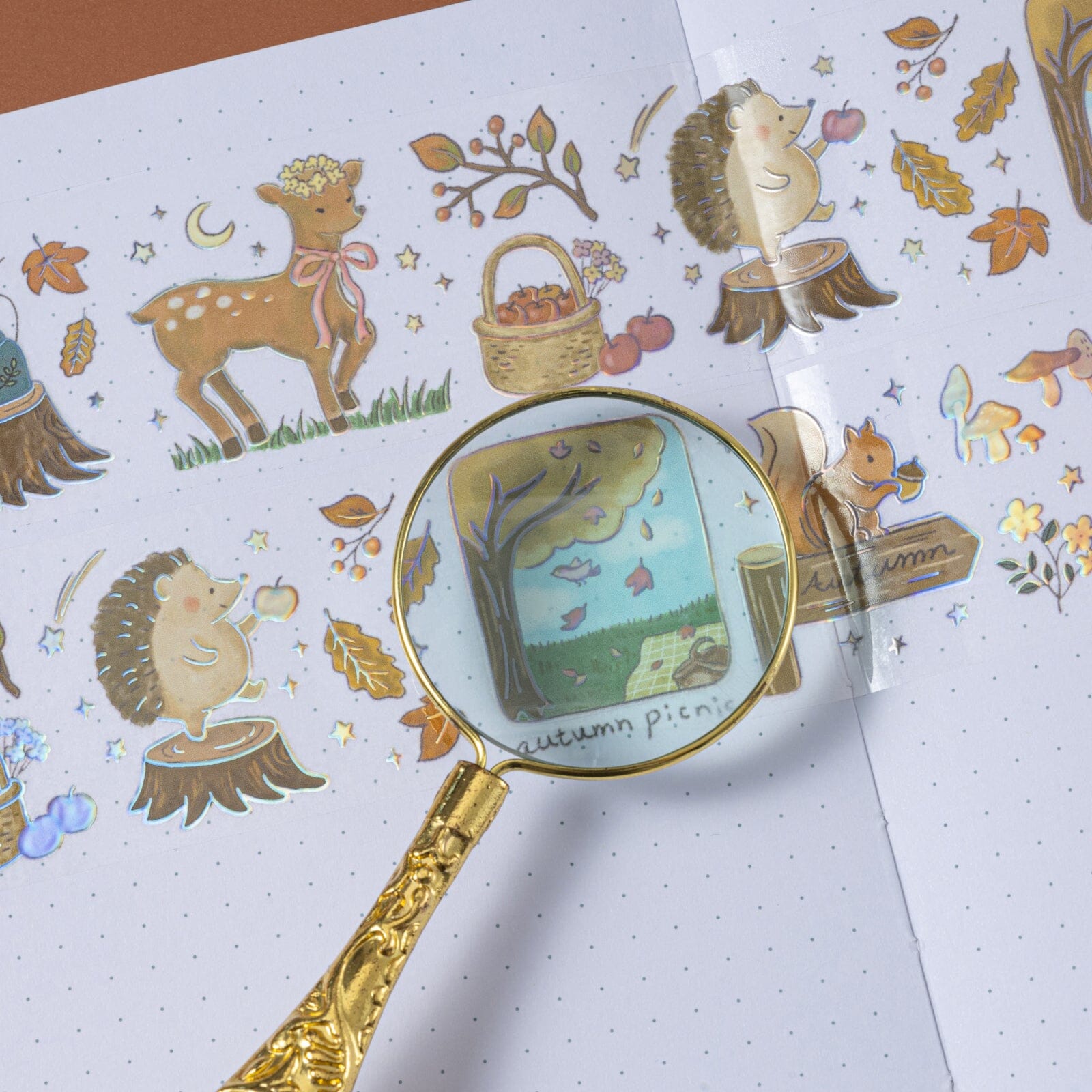 Tsuki 'Forest Friends' Washi Tape Set ☾