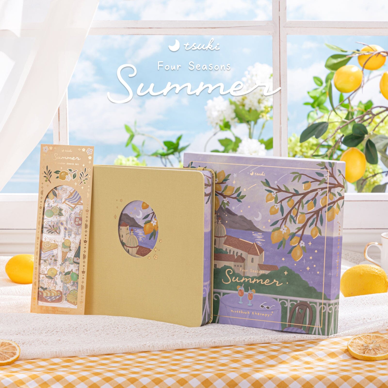 Tsuki Four Seasons: Summer Collector's Edition 2025 3D Holographic Sticker Set ☾