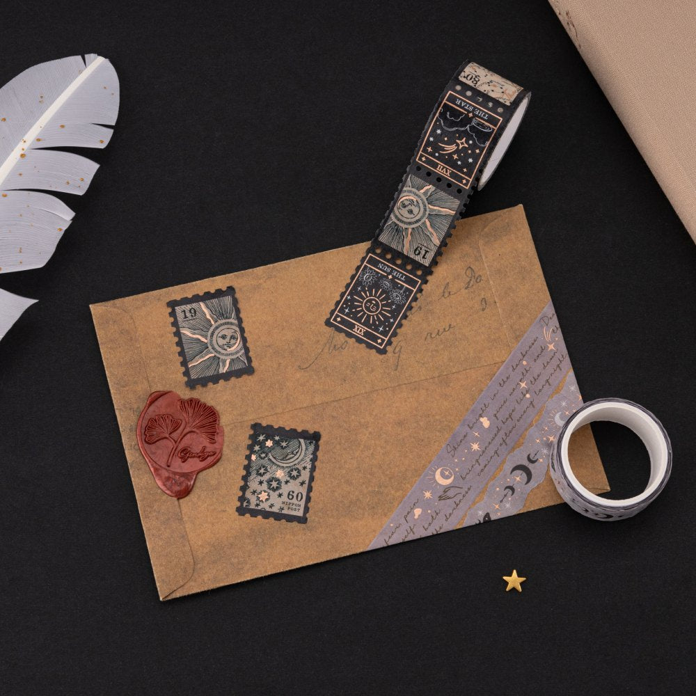 Tsuki 'Moonlit Alchemy' Washi Tape Set ☾