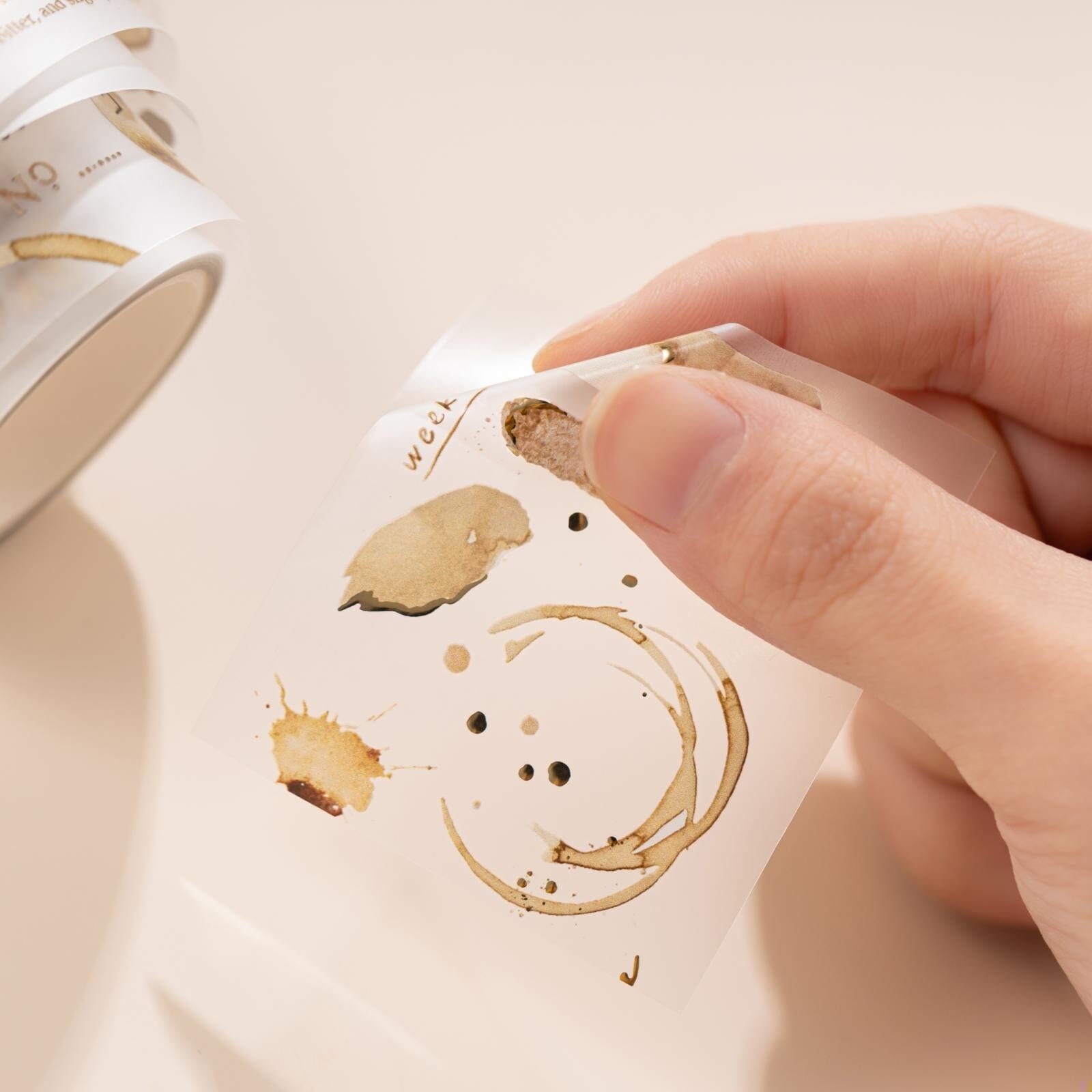 Hinoki - 'Into the Cafe' PET Decorative Tape Set