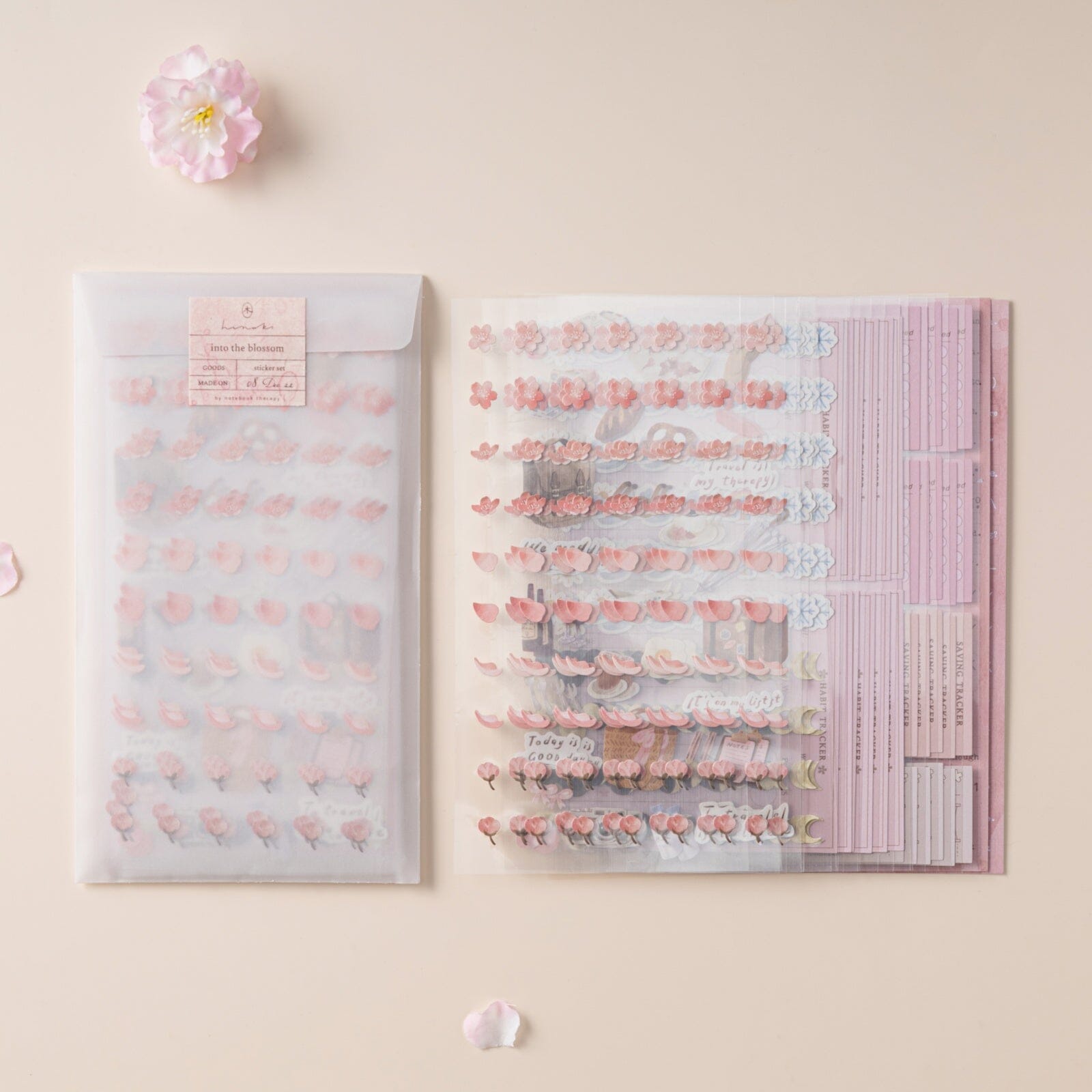 Hinoki - 'Into the Blossom' Mixed Insert + Sticker Set