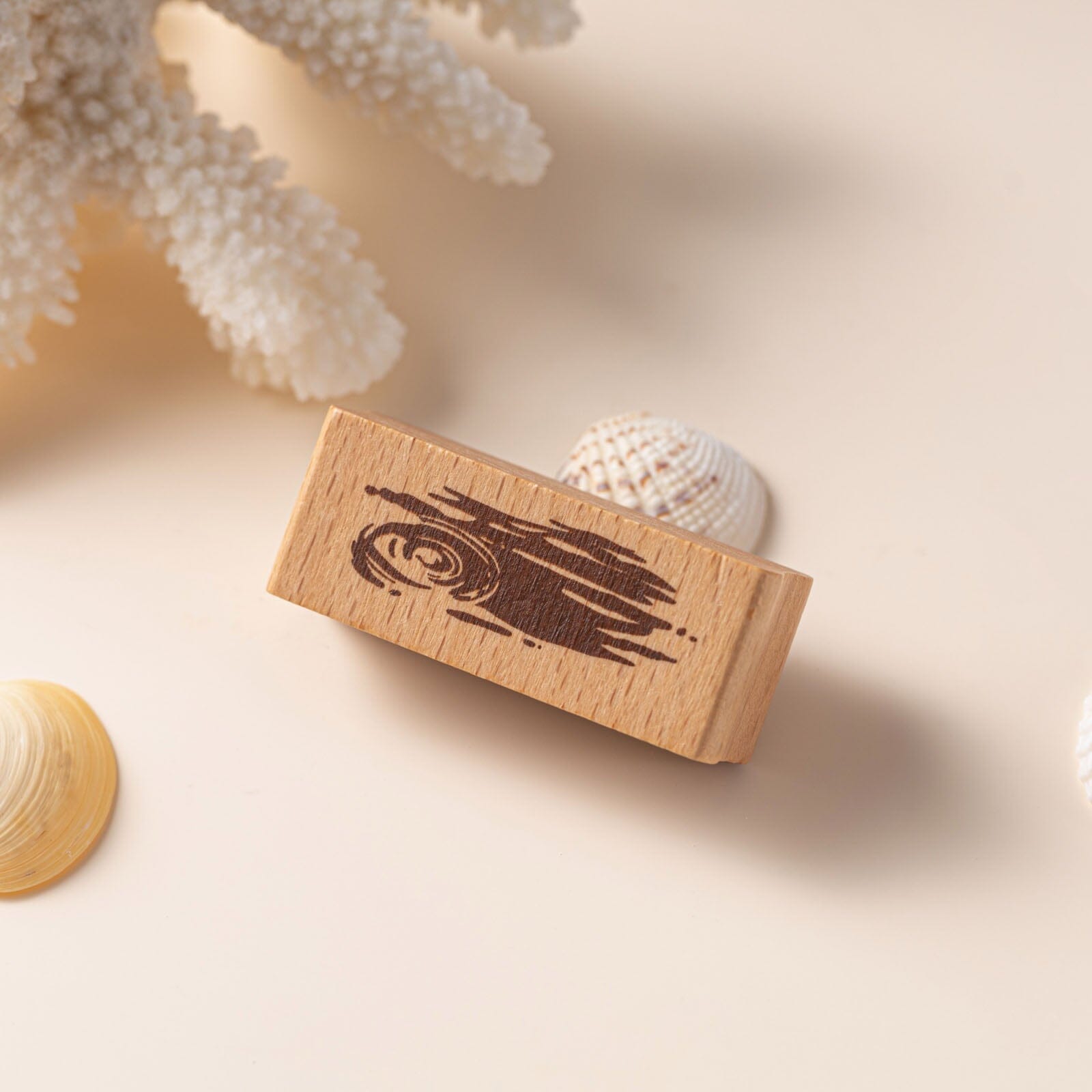 Hinoki - 'Into the Wave' Wooden Stamps Set