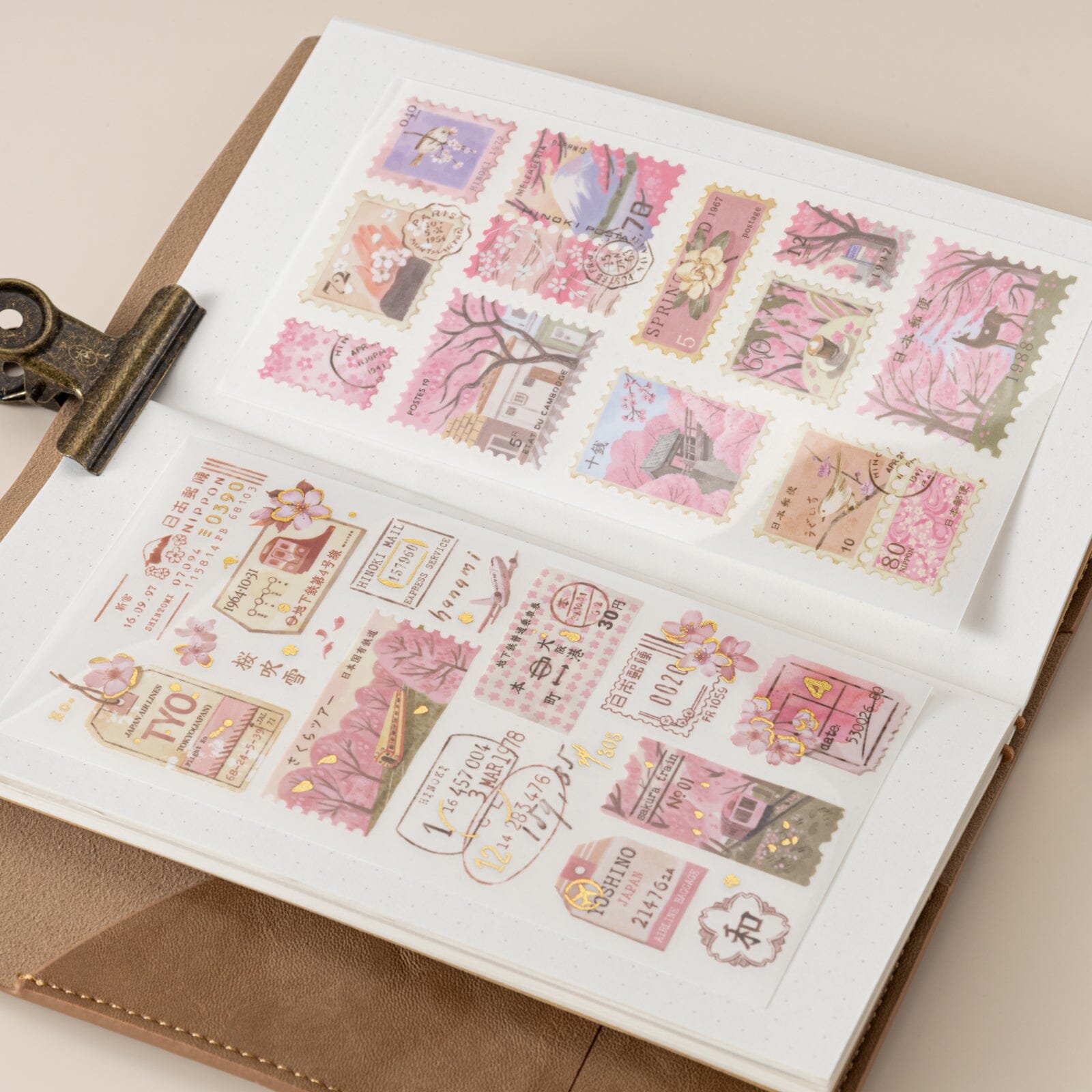 Hinoki - 'Sakura Haze' Print-On Sticker Set
