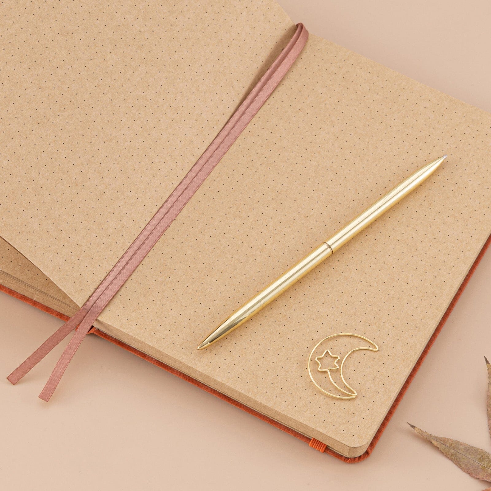 Tsuki 'Maple Moon' Kraft Paper Limited Edition Bullet Journal ☾