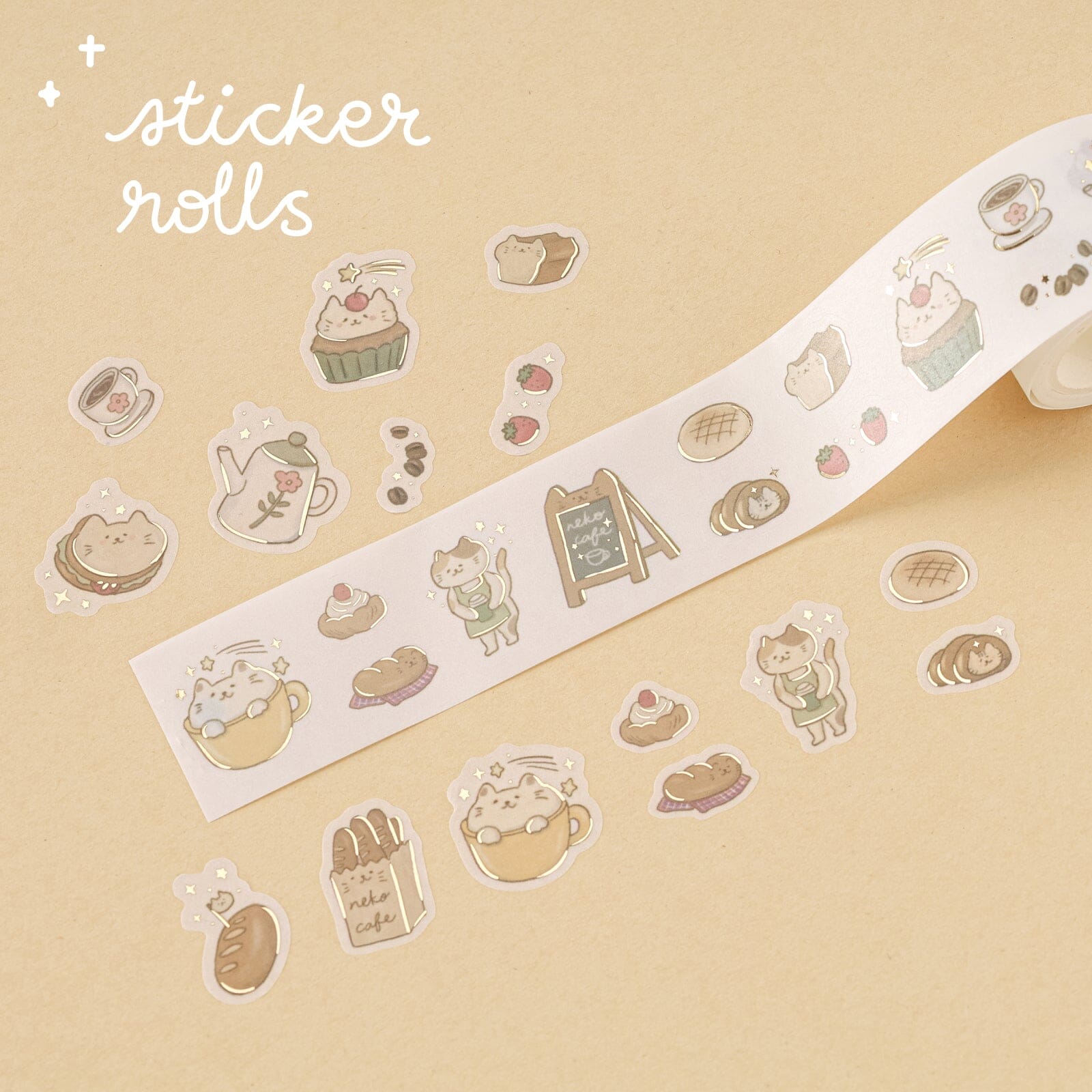 Tsuki 'Neko Cafe' Travel Notebook Gift Set ☾