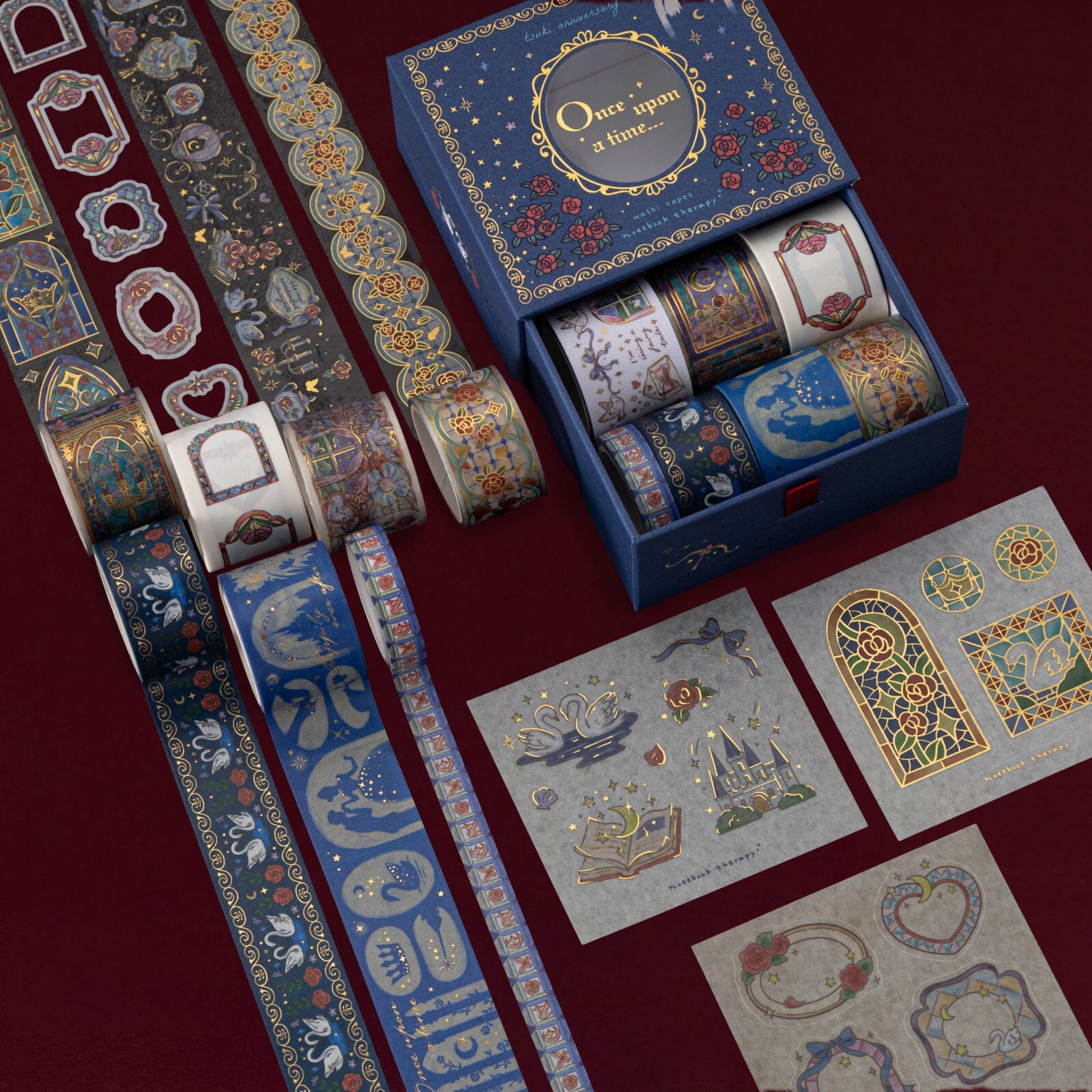 Tsuki 'Once Upon a Time' Washi Tape Set ☾
