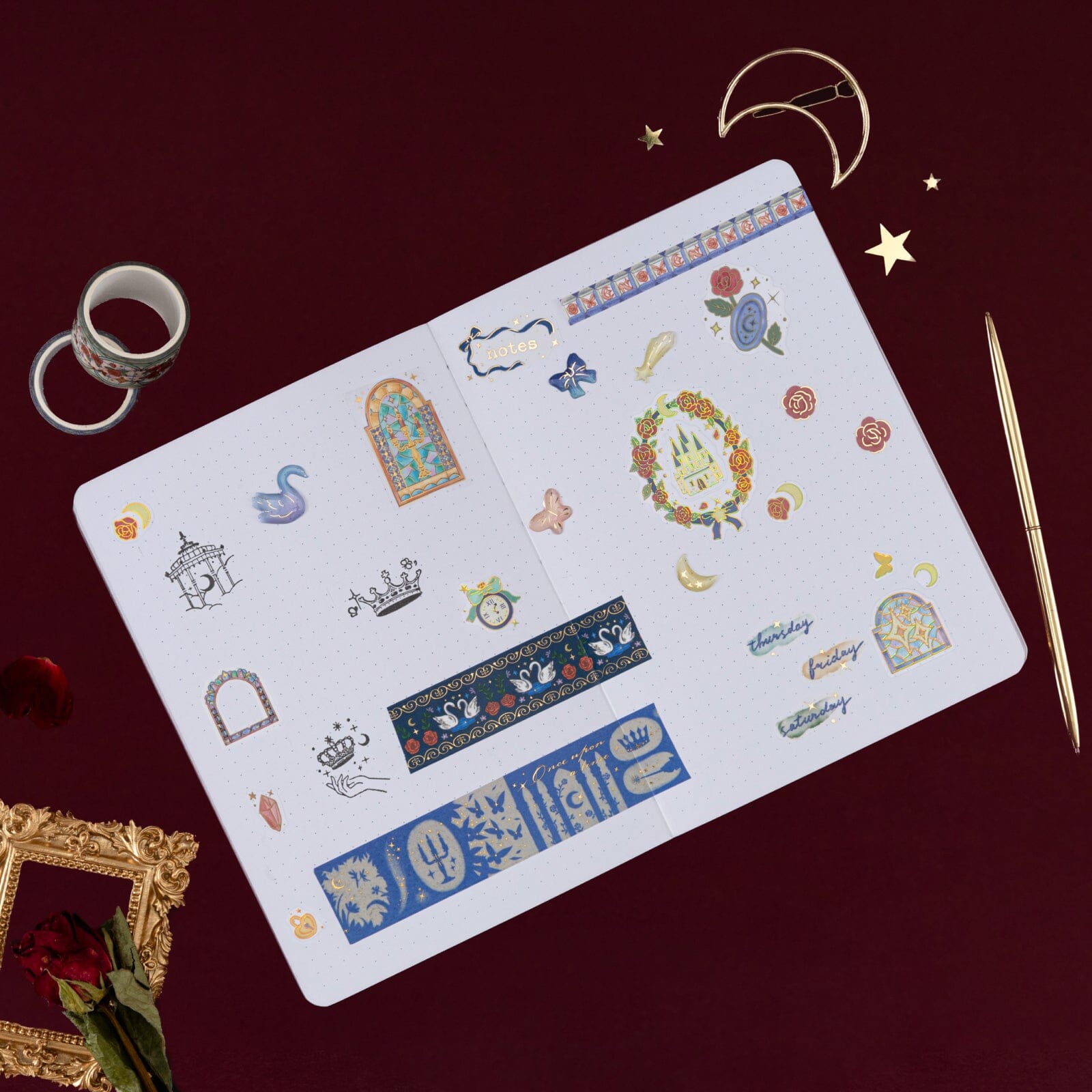 Tsuki 'Once Upon a Time' 3D Sticker Set ☾