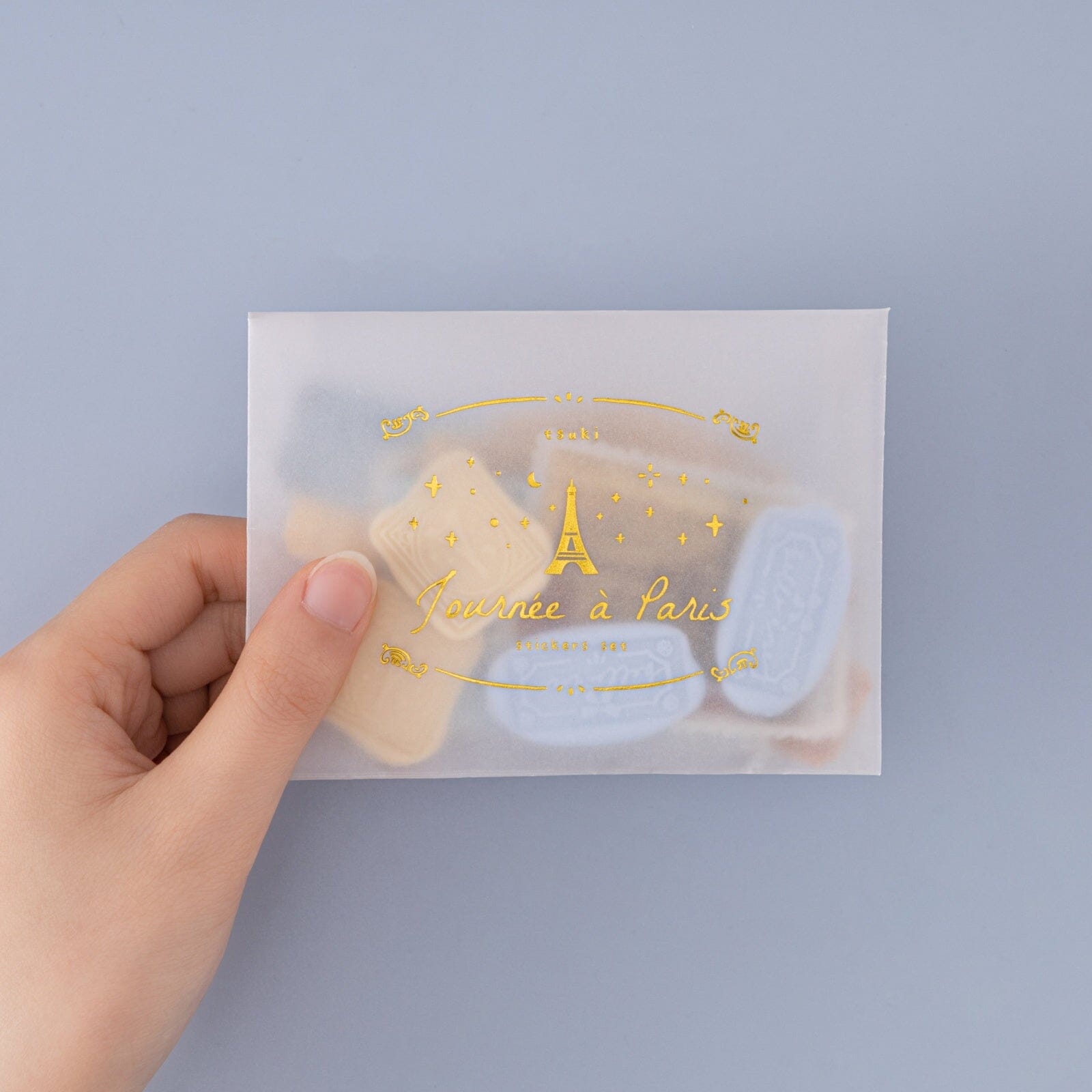 Tsuki 'Journée à Paris' Scrapbook Sticker Set ☾
