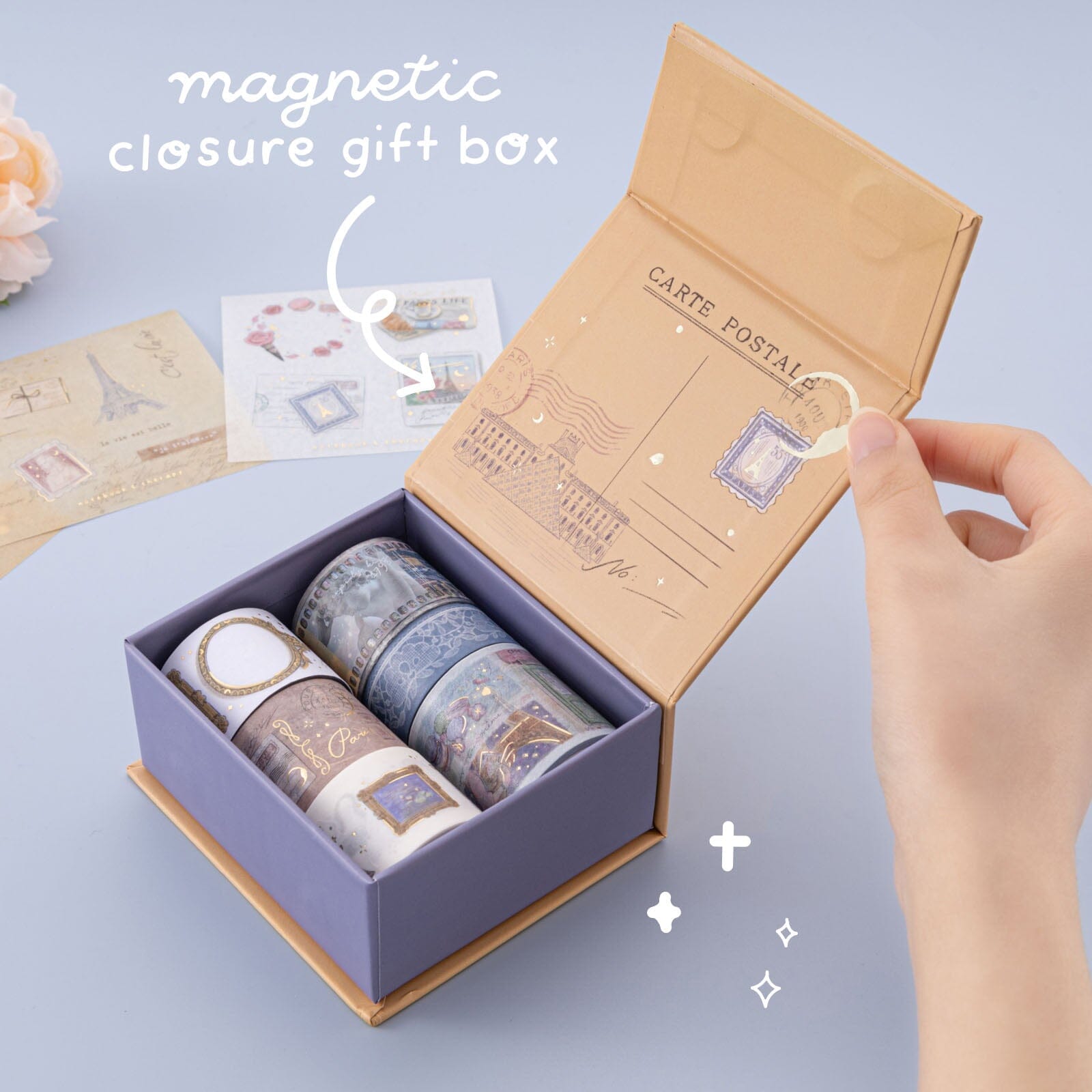 Tsuki 'Journée à Paris' Washi Tape Set ☾