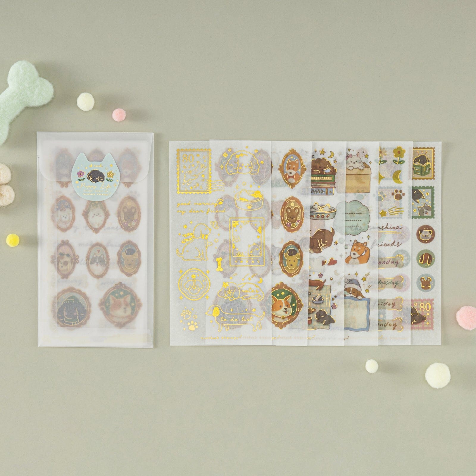 Tsuki 'Puppy Life' Sticker Set ☾