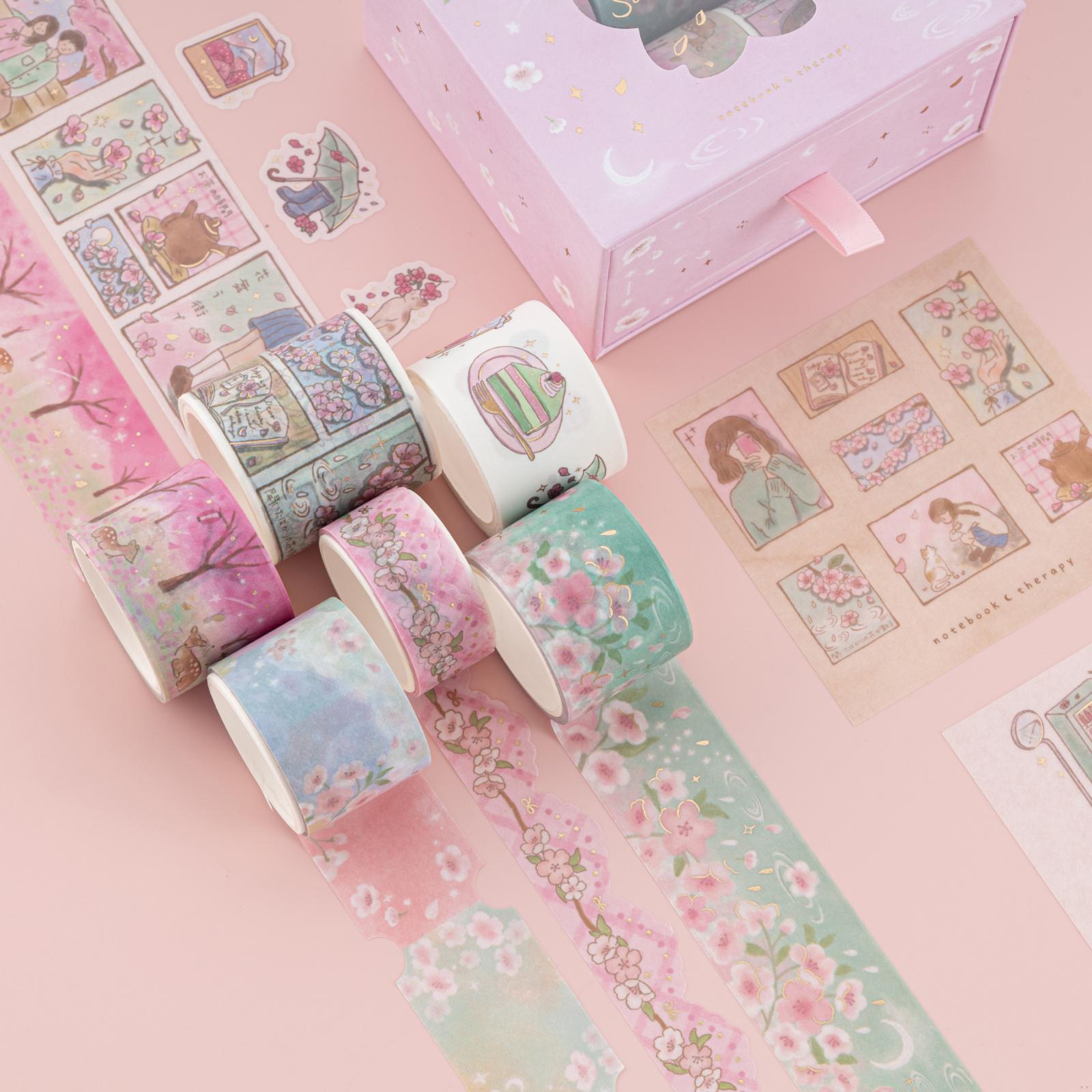 Tsuki 'Sakura Days' Washi Tape Set ☾