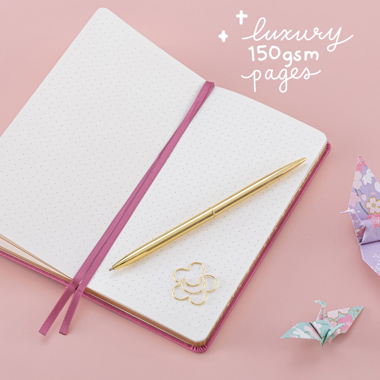 Tsuki 'Moonlit Blossom' Luxury Travel Notebook ☾