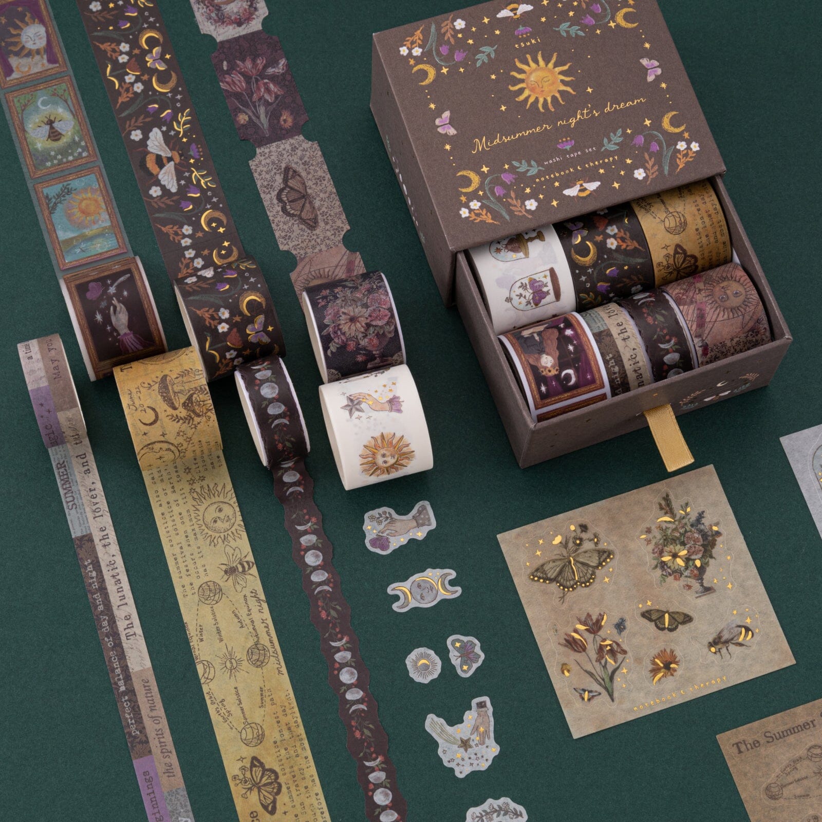 Tsuki 'Midsummer Night's Dream' Washi Tape Set ☾