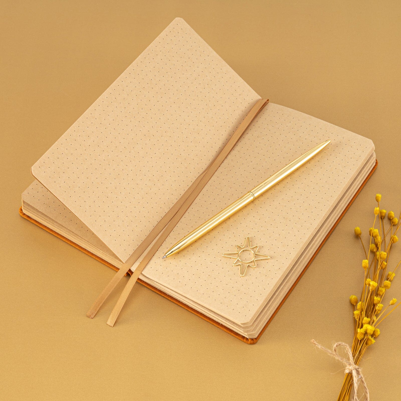 Tsuki 'Sunbeam Magic' Kraft Travel Notebook ☾