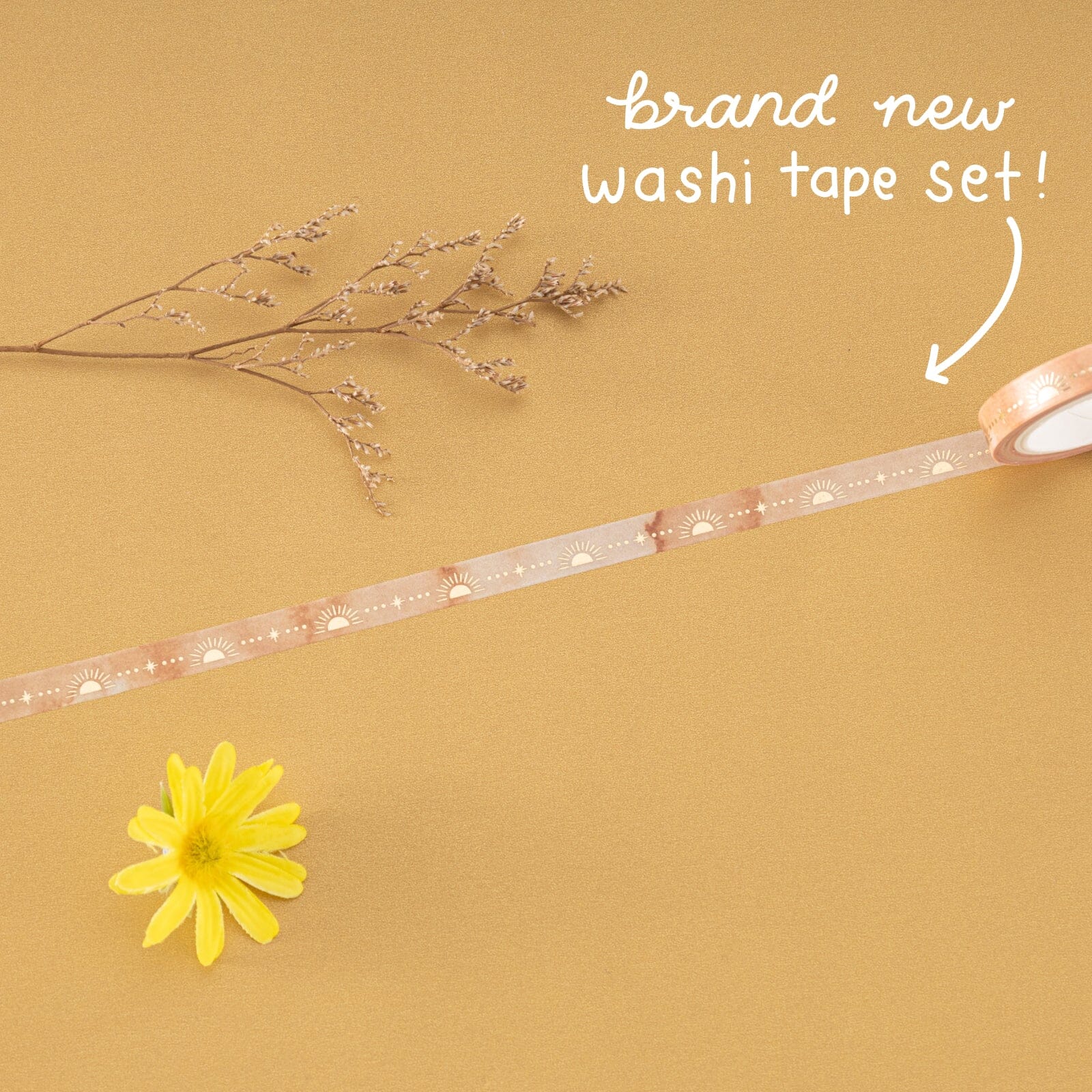 Tsuki 'Sunlit Mystery' Washi Tape Set ☾