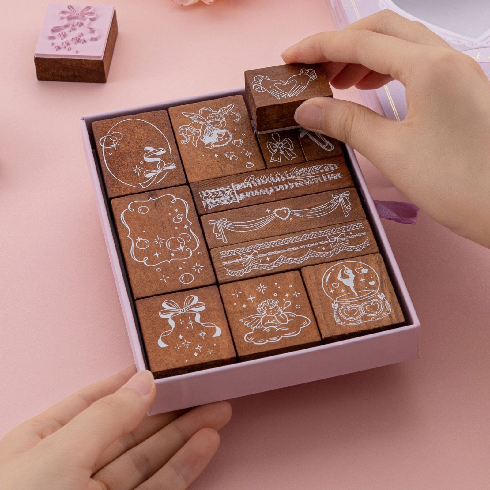 Tsuki 'Sweet Ballet' Bullet Journal Stamp Set ☾