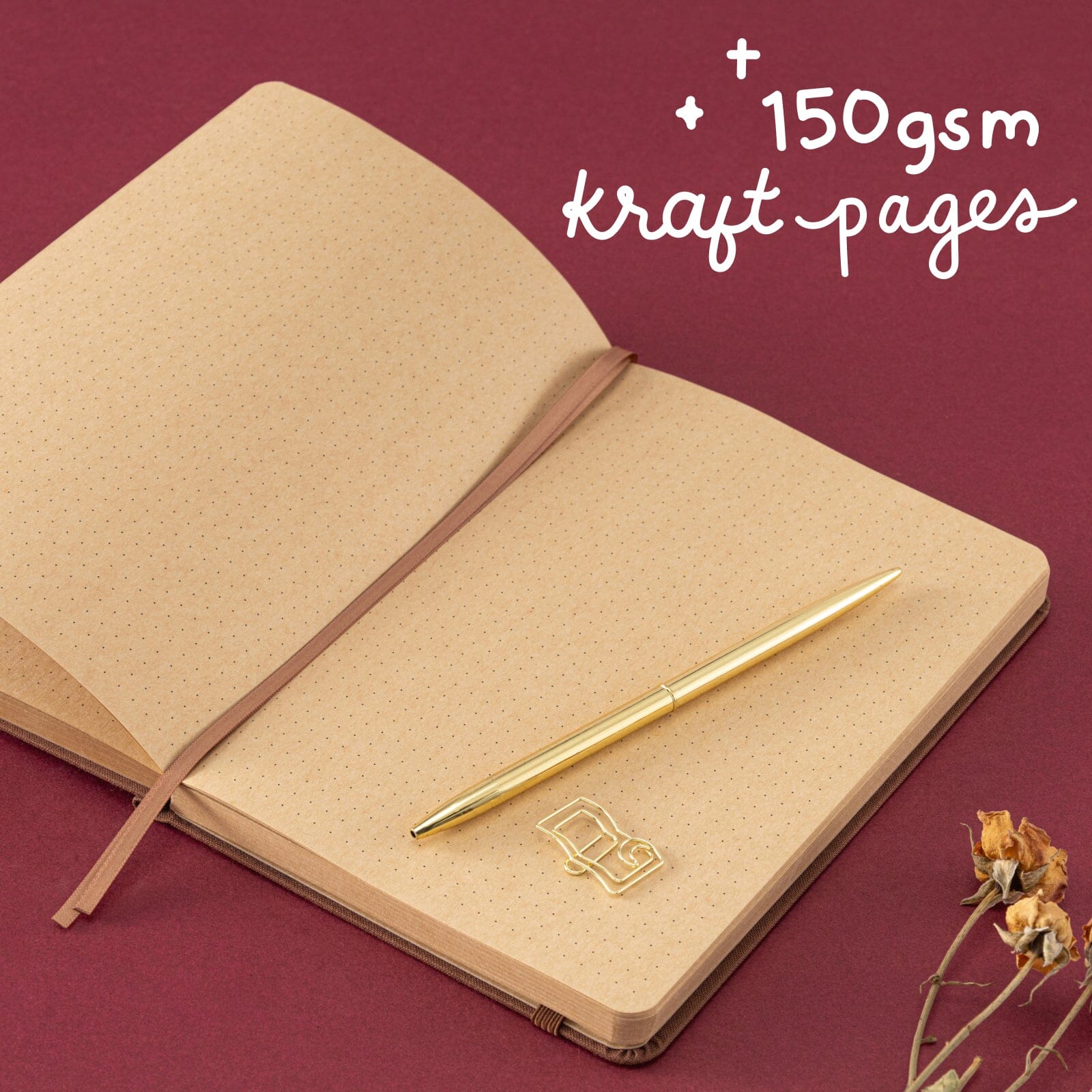 Tsuki 'Atelier Magic' Limited Edition Kraft Paper Bullet Journal in A5 ☾