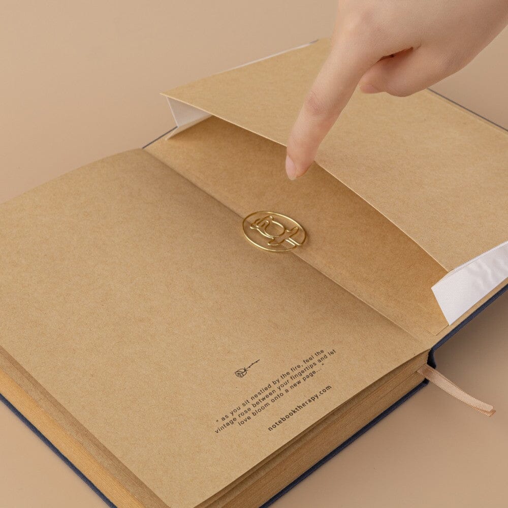 Tsuki 'Vintage Rose' Kraft Paper Limited Edition Bullet Journals ☾