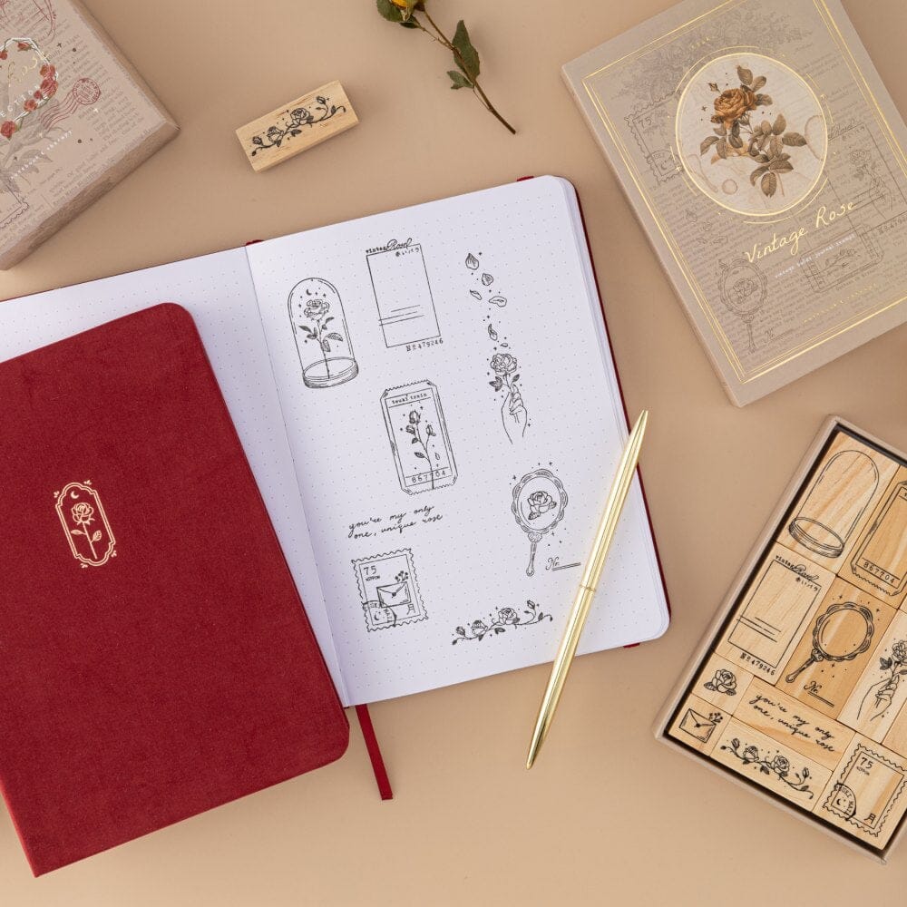 Tsuki 'Vintage Rose' #2 Large Stamp Set ☾