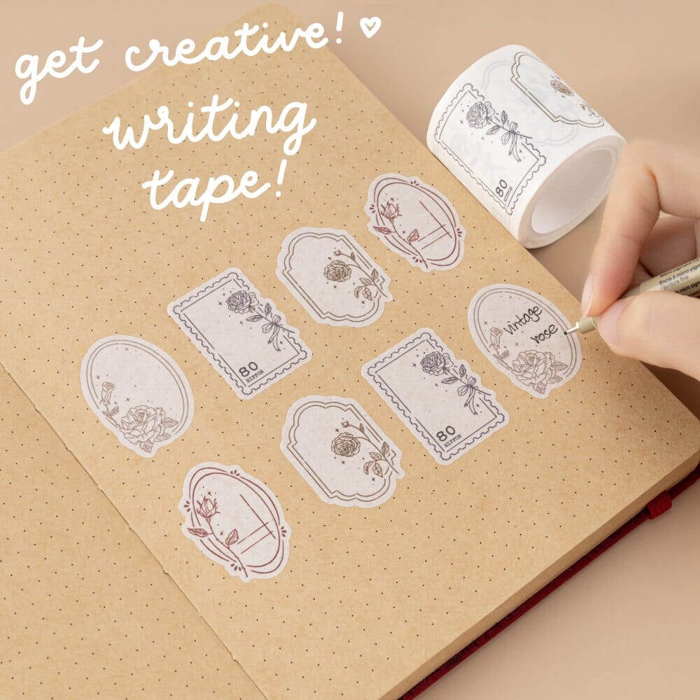 Tsuki 'Vintage Rose' #2 Washi Tape Set ☾