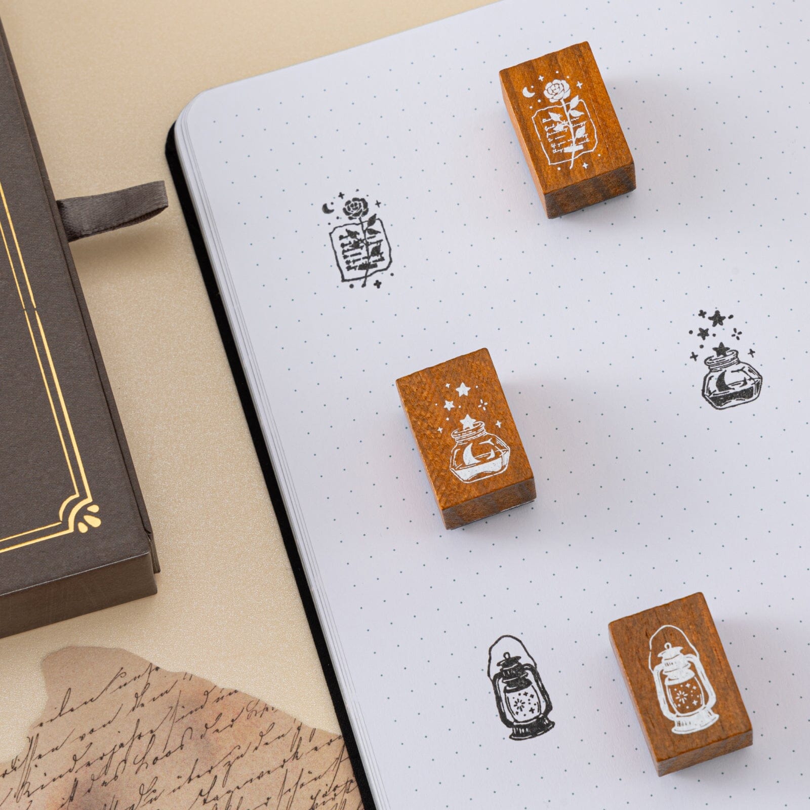Tsuki 'Dark Academia' Stamp Set ☾