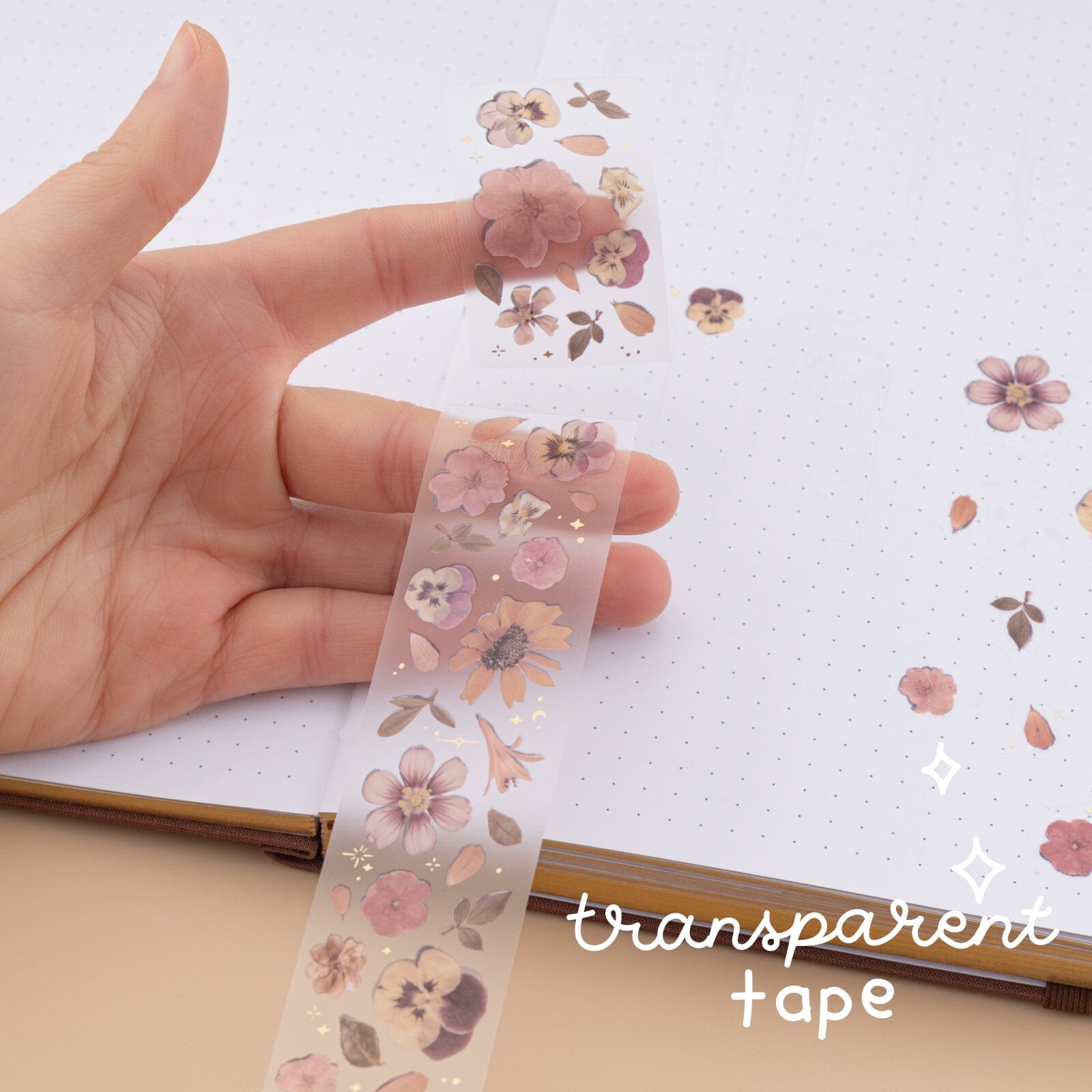 Tsuki 'Dried Flowers' Washi Tape Set ☾
