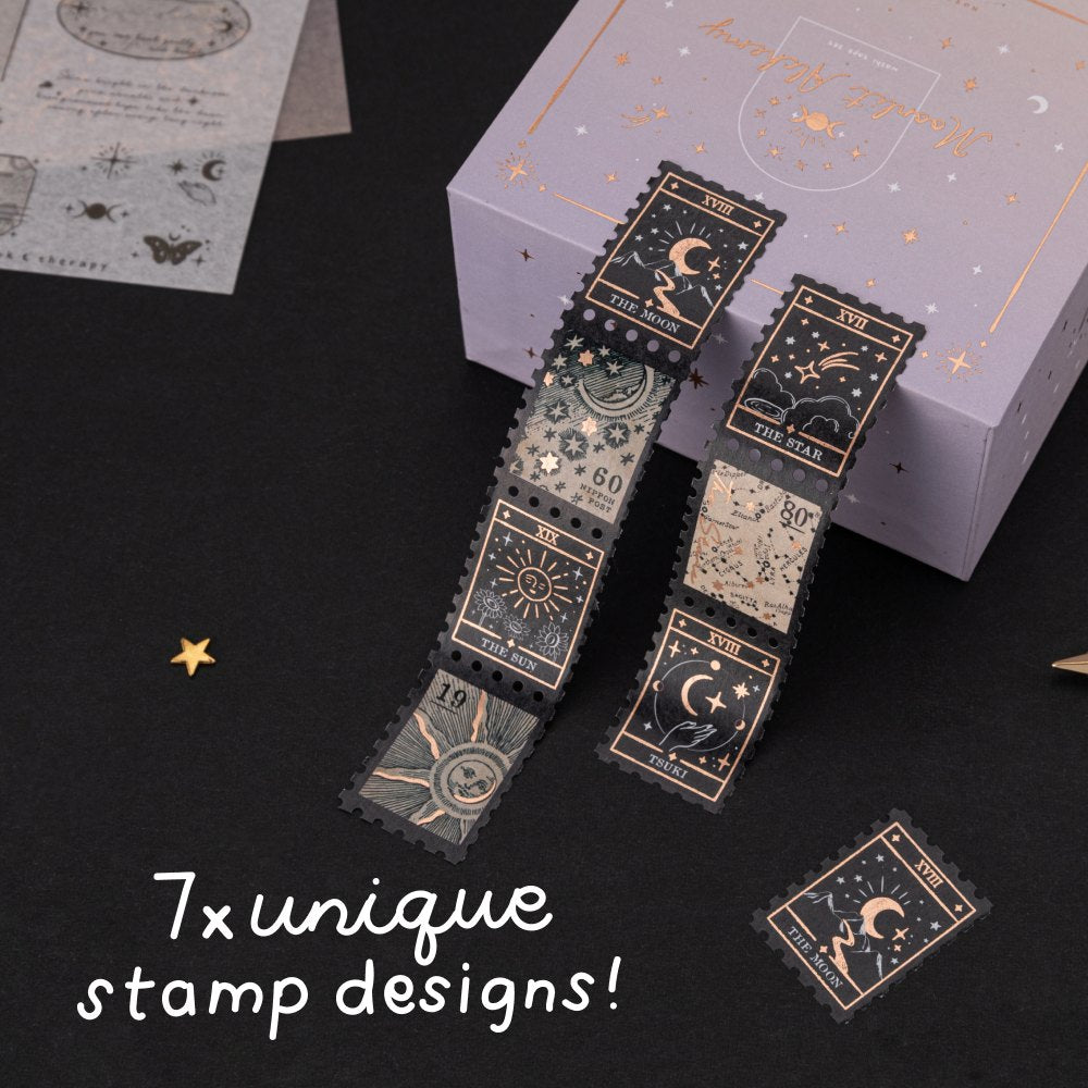 Tsuki 'Moonlit Alchemy' Washi Tape Set ☾