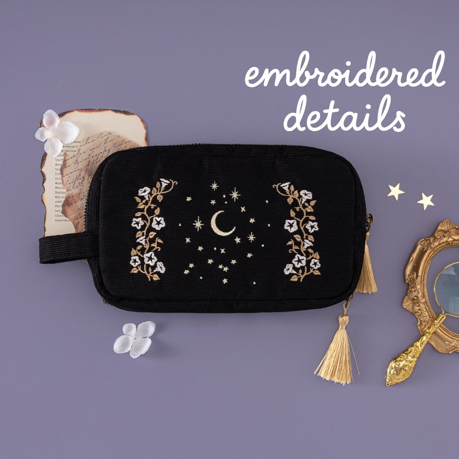 Tsuki 'Moonflower Magic' Travel Pen Pouch ☾
