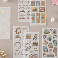 Tsuki 'Neko Days' Sticker Set ☾