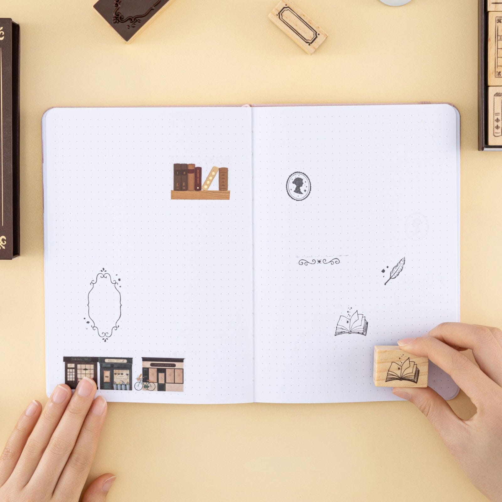 Tsuki 'Our Stories' Reading Journal Stamp Set ☾