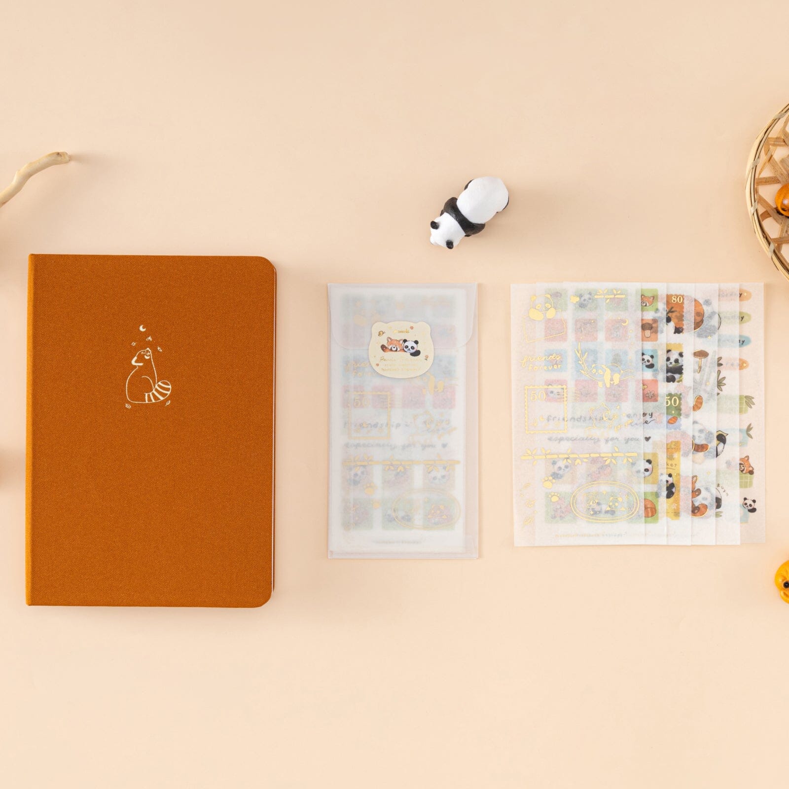 Tsuki 'Red Panda' Limited Edition A5 Bullet Journal ☾