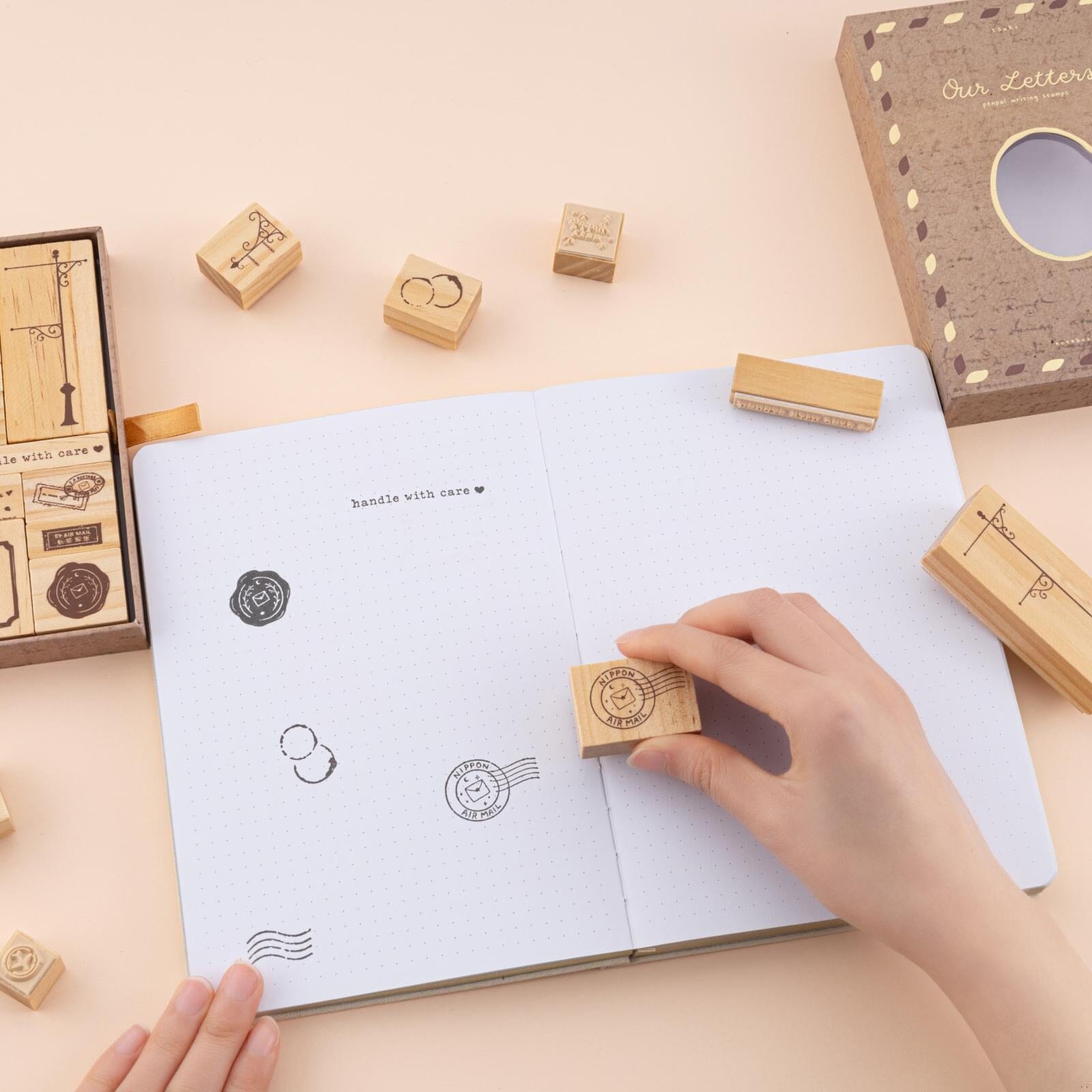 Tsuki 'Our Letters' Penpal Stamp Set ☾