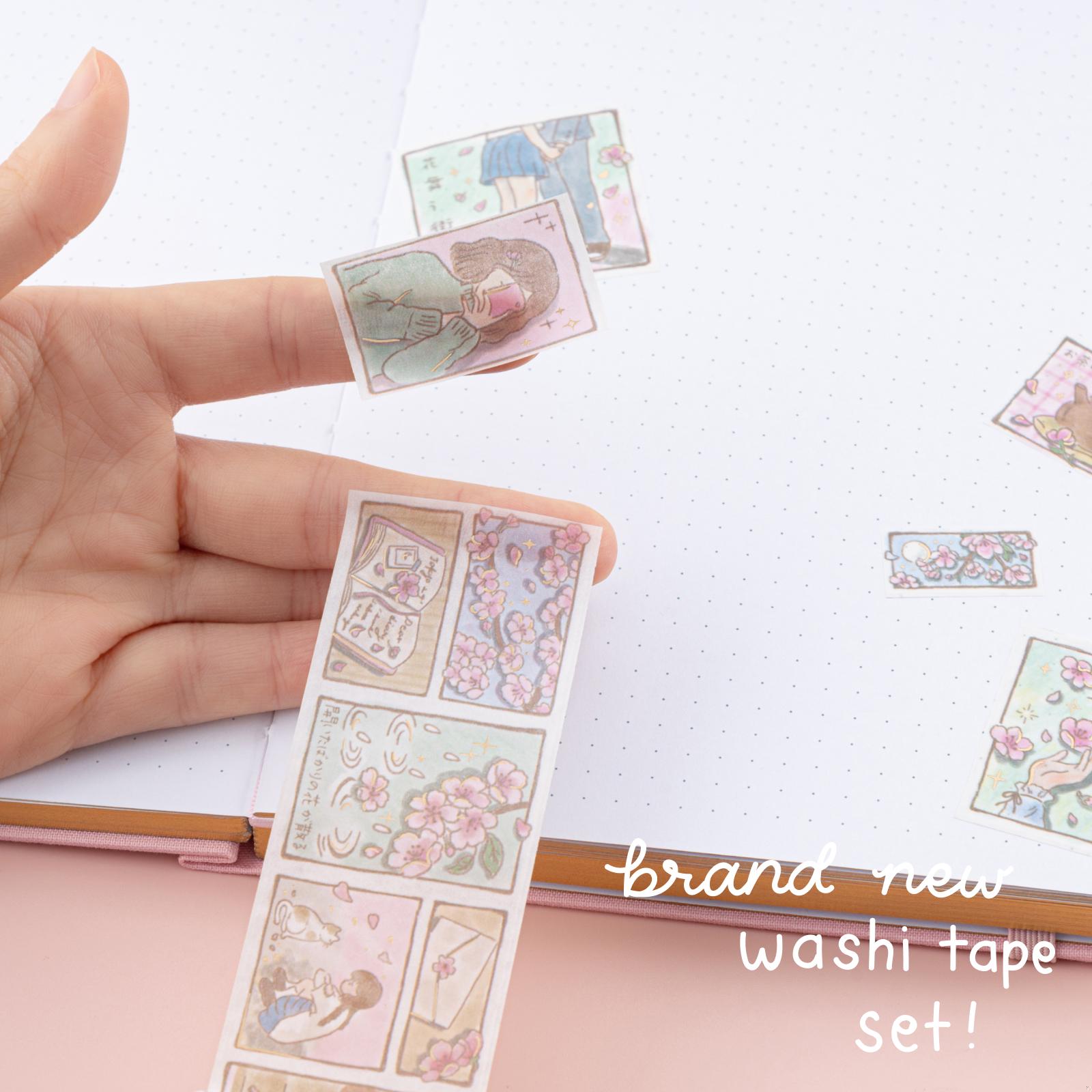 Tsuki 'Sakura Days' Washi Tape Set ☾