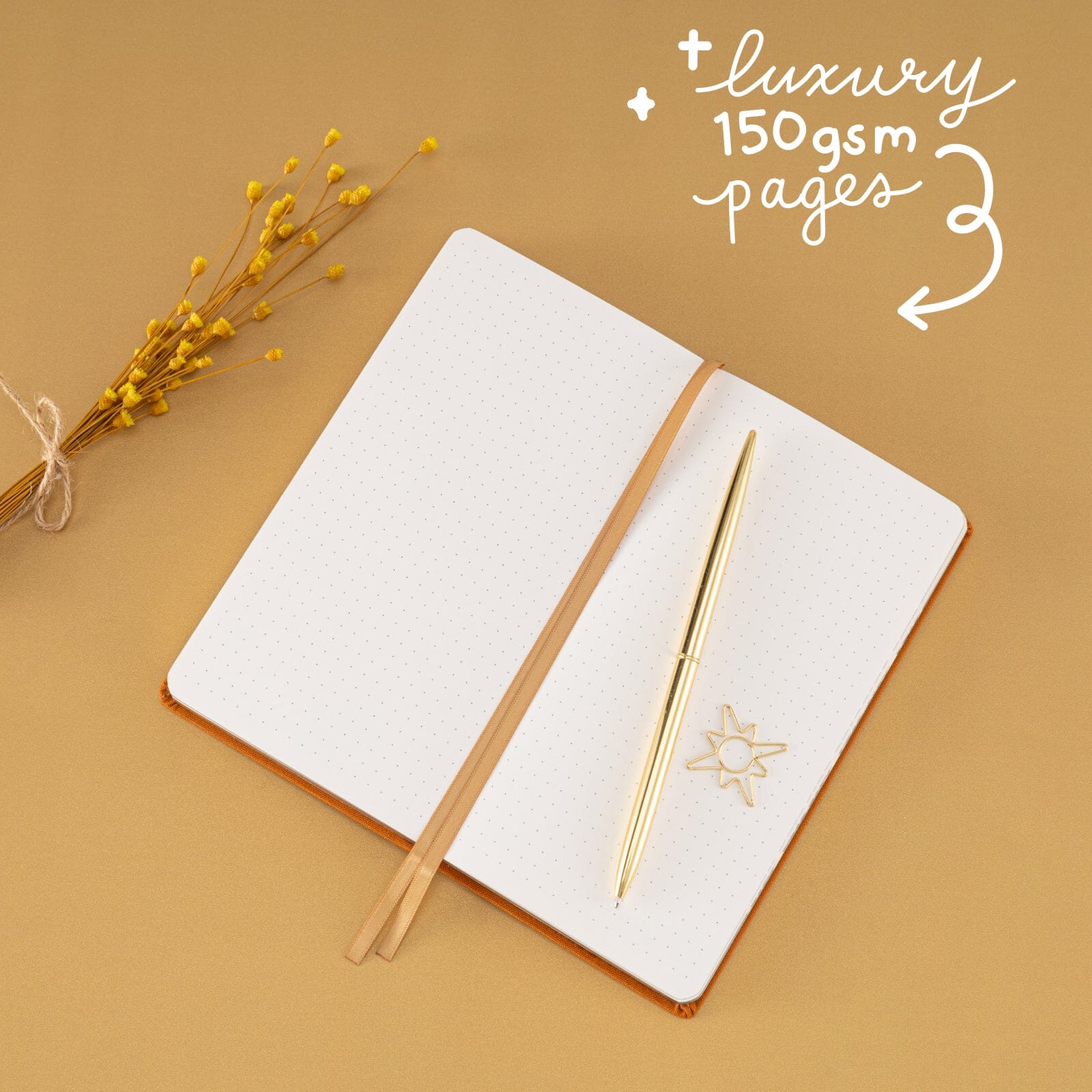 Tsuki 'Sunbeam Magic' Luxury Travel Notebook ☾