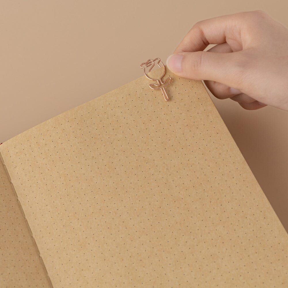 Tsuki 'Vintage Rose' Kraft Paper Limited Edition Bullet Journals ☾