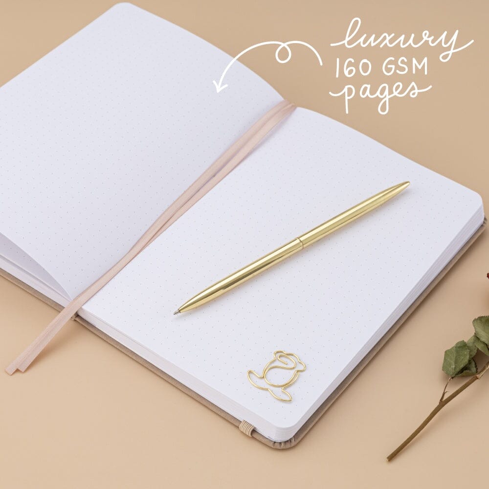 Tsuki 'Vintage Rose' Pressed Petal Limited Edition Bullet Journal ☾