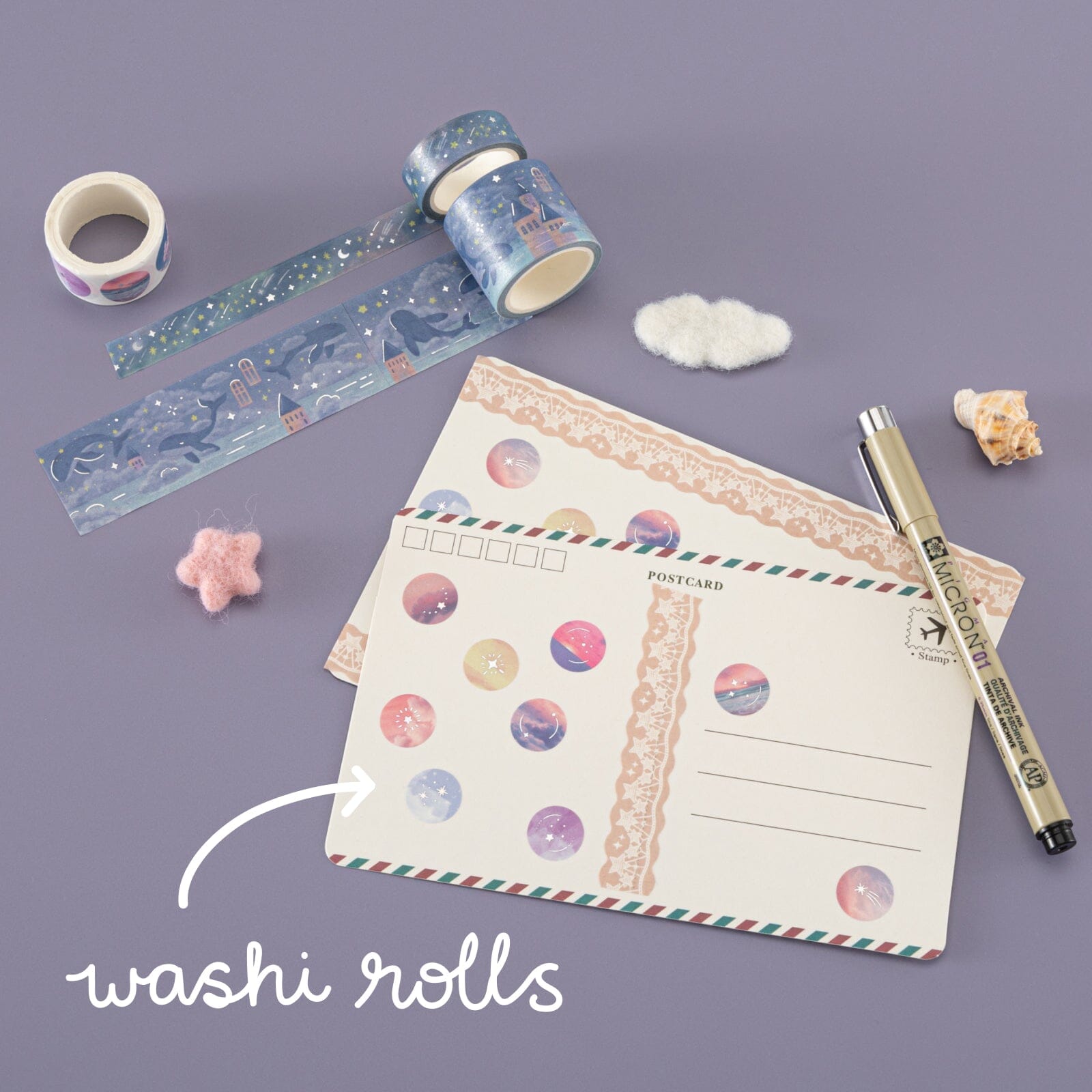 Tsuki 'Whale Dreams' Limited Edition Holographic Bullet Journal Set ☾