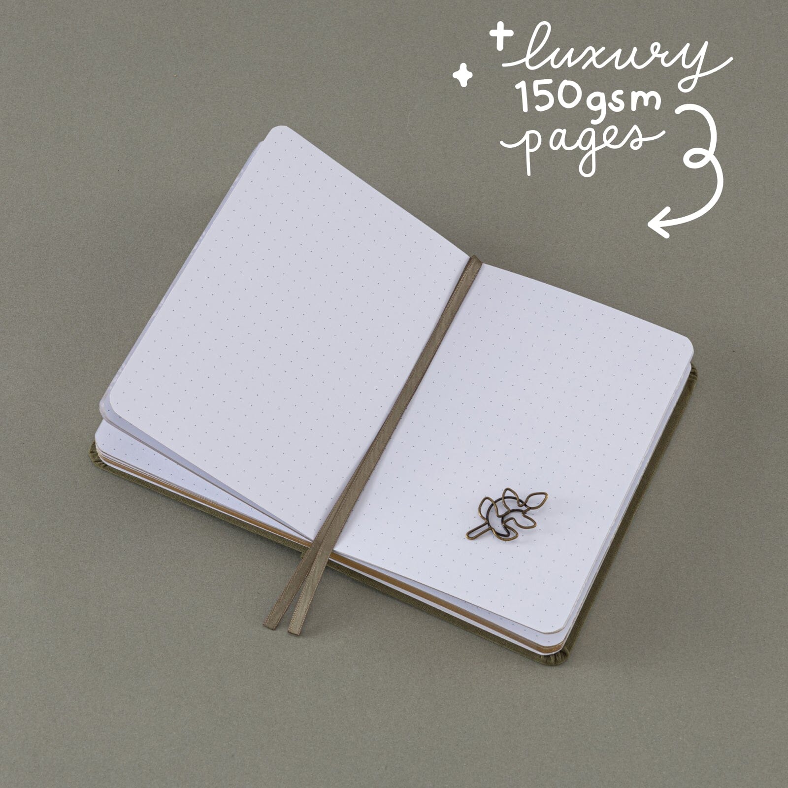 Tsuki 'Fern Fable' A6 Luxury Travel Notebook ☾