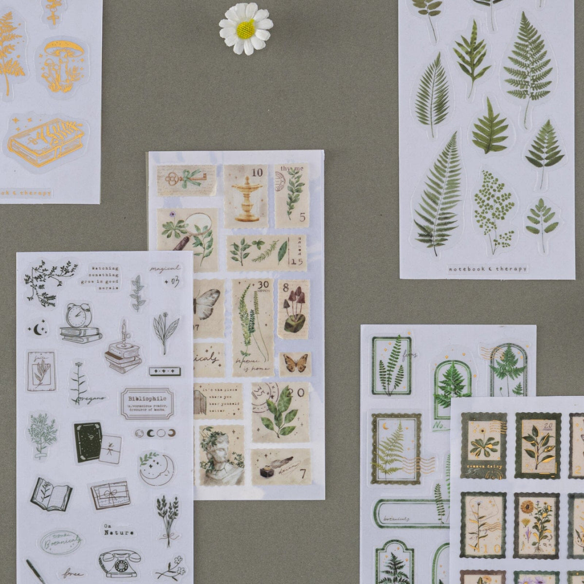Tsuki 'Whimsical Botanics' Sticker Set ☾